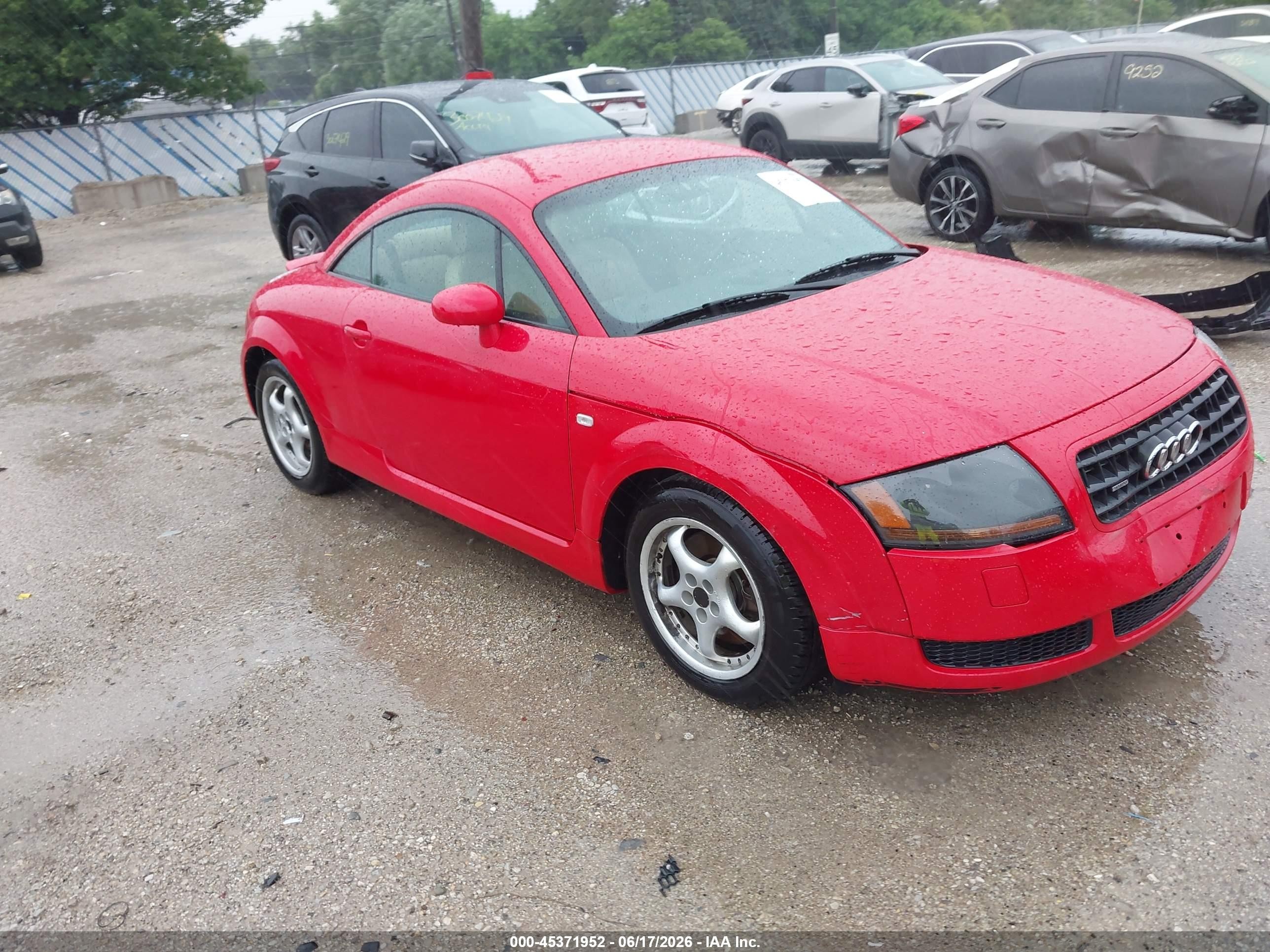 2003 Audi TT, VIN TRUWT28N231017545 — Rear end