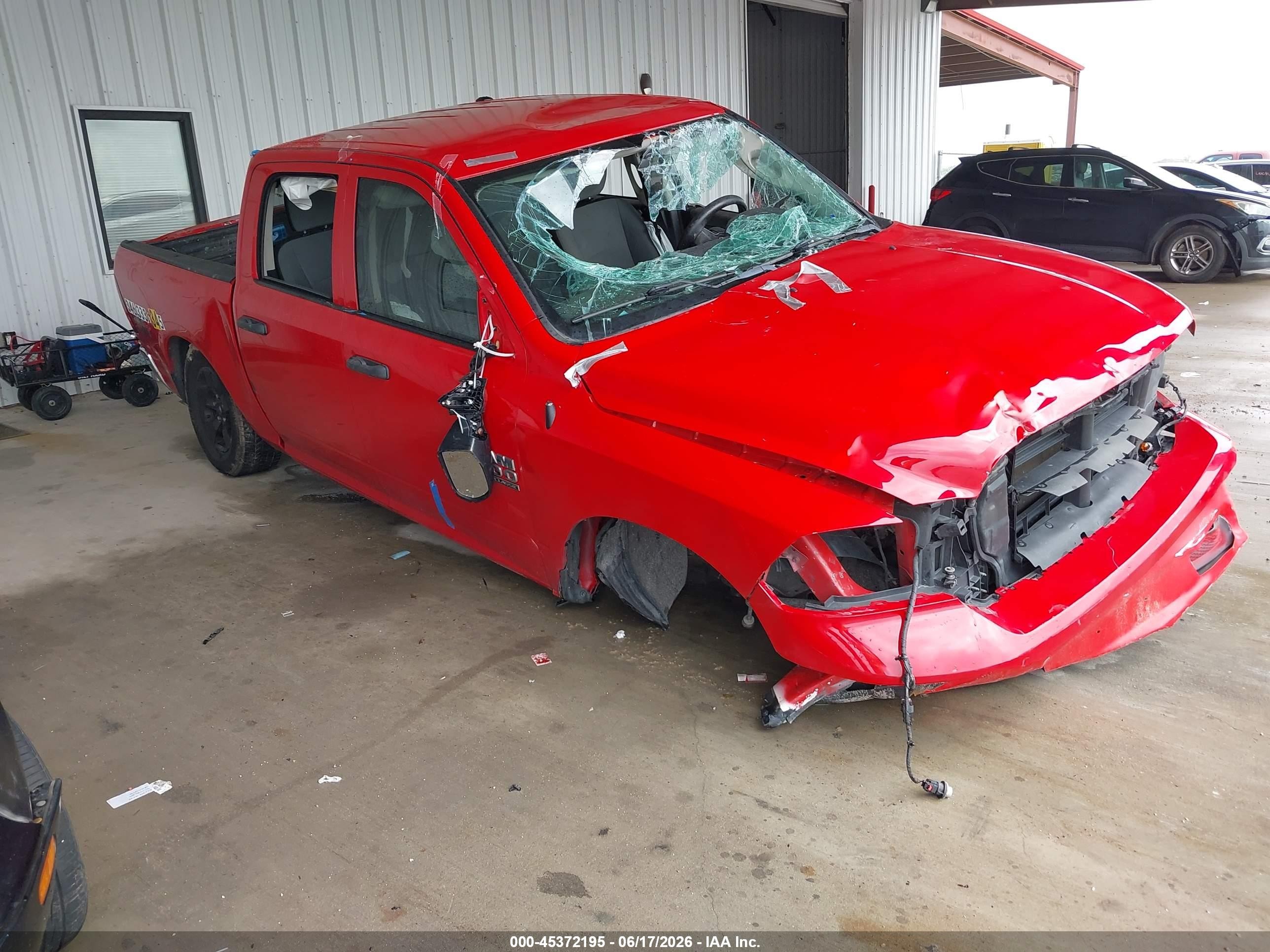 2022 Ram 1500 SLT, VIN 1C6RR6LG7NS169637 — Rollover