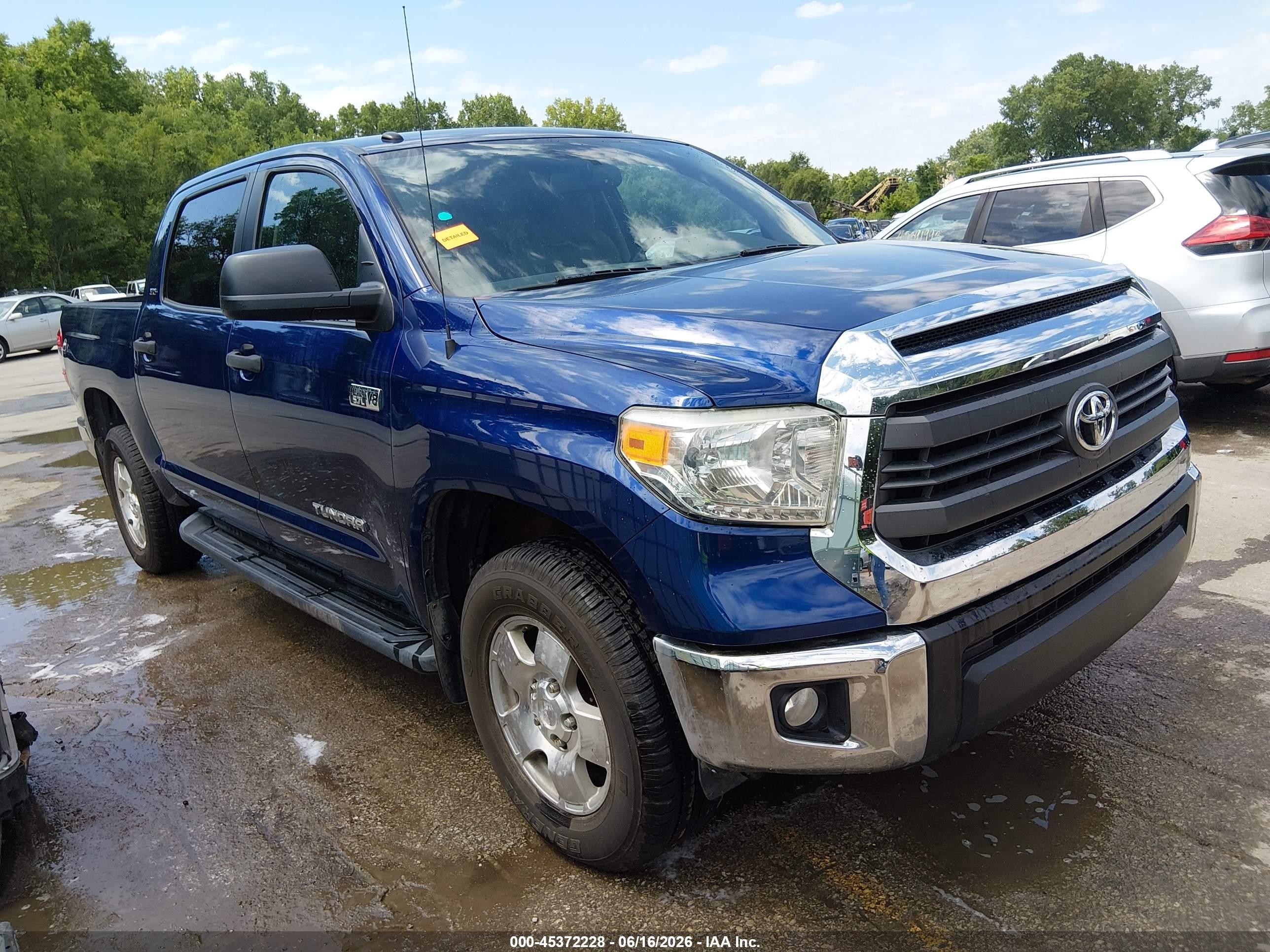 2014 Toyota Tundra SR5, VIN 5TFDW5F10EX395115 — Fresh water flood