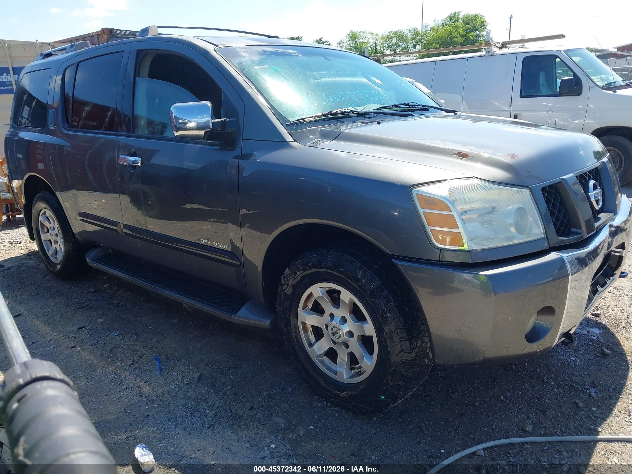 2004 Nissan Armada SE, VIN 5N1AA08A44N705192 — Front end