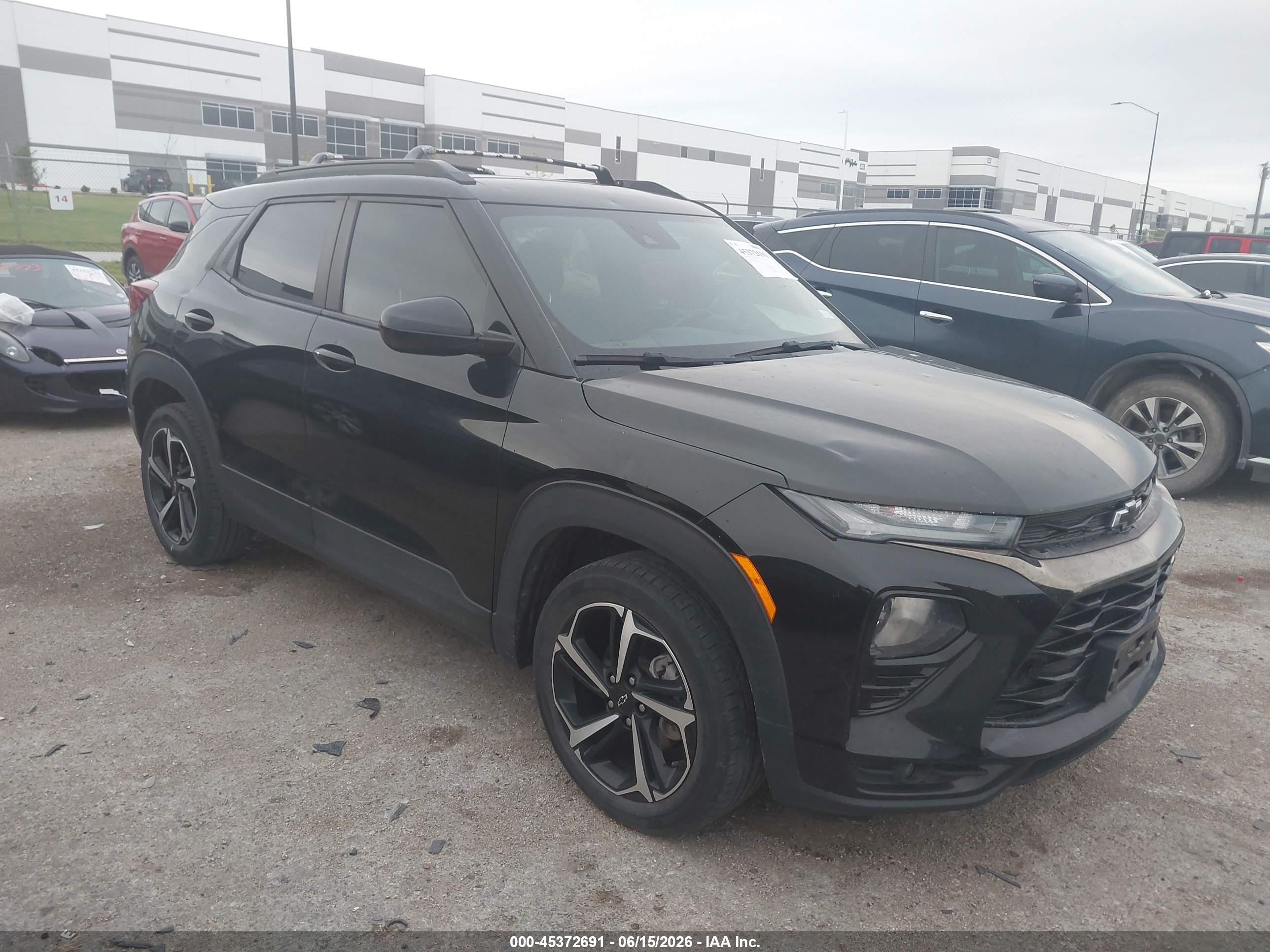 2022 Chevrolet TrailBlazer RS, VIN KL79MTSL5NB064743 — Hail