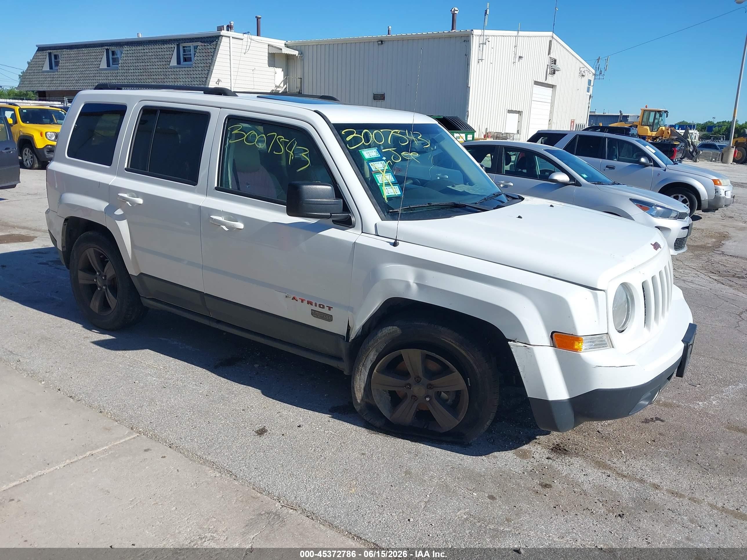 2017 Jeep Patriot Sport, VIN 1C4NJPBB9HD102976 — Side