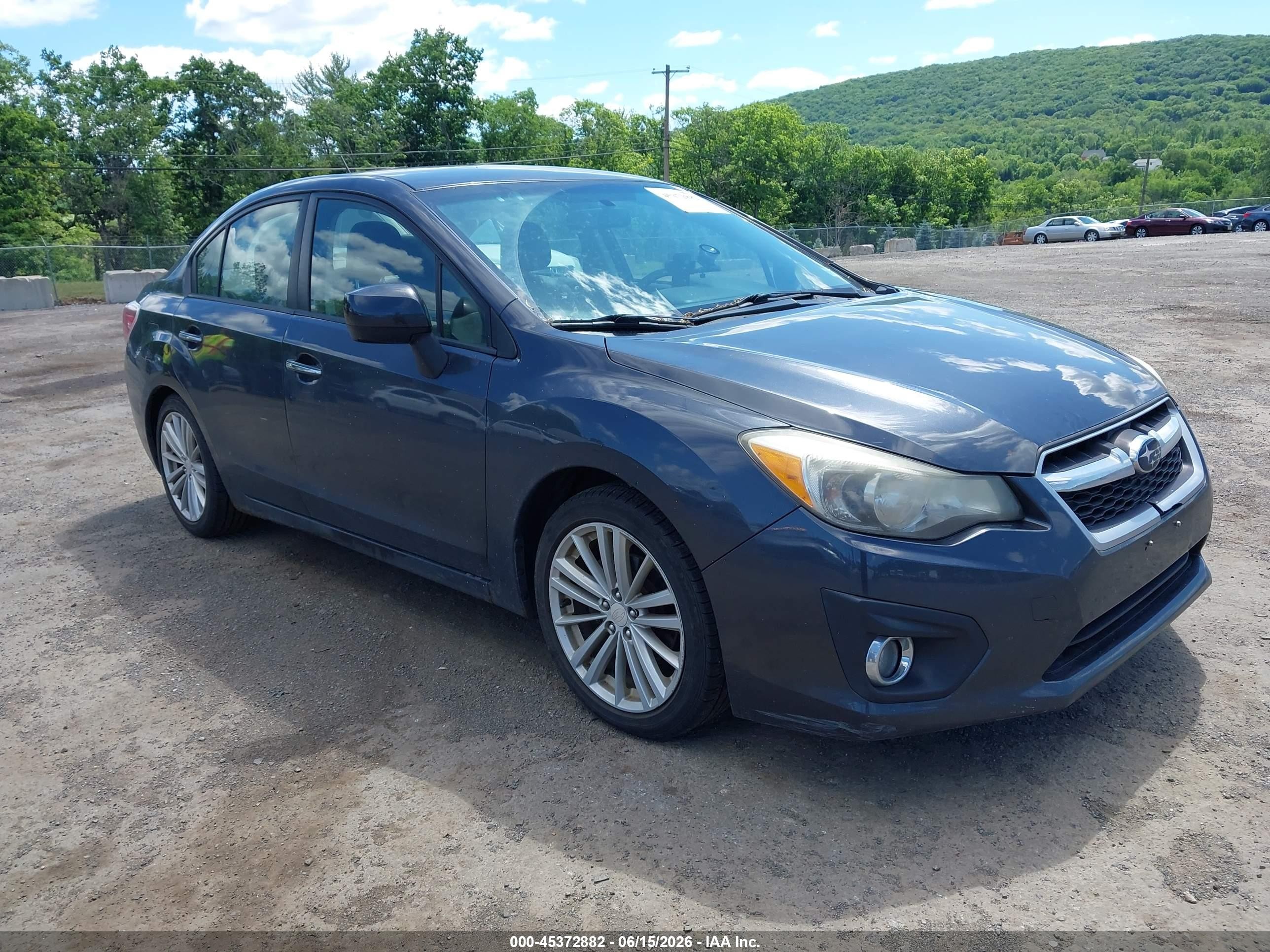 2012 Subaru Impreza Limited, VIN JF1GJAG65CH013236 — Перед