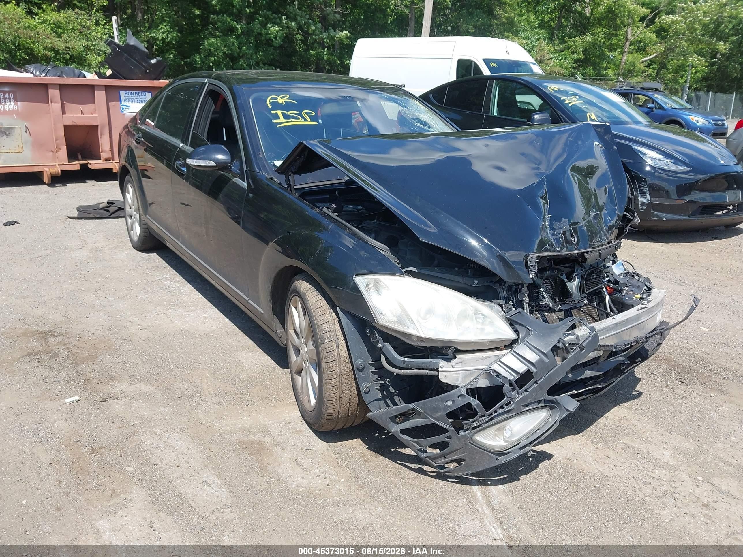 2008 Mercedes-Benz S 550, VIN WDDNG86X08A184968 — Front end