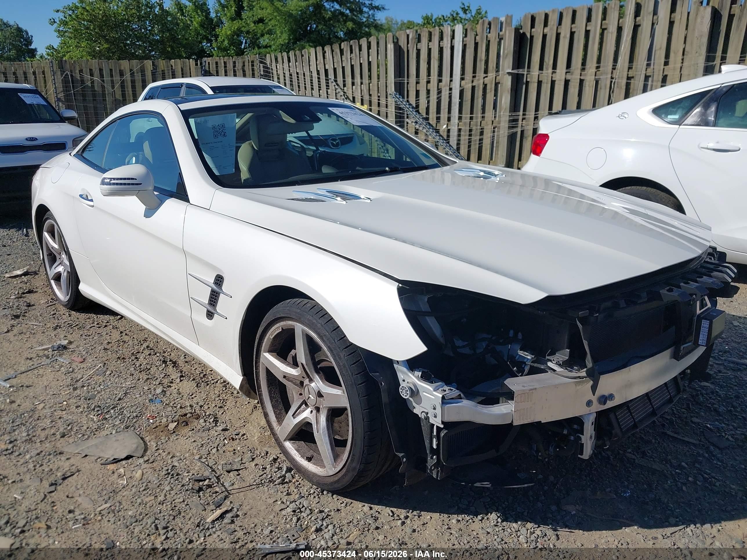 2015 Mercedes-Benz SL 550, VIN WDDJK7DA1FF037094 — Front end