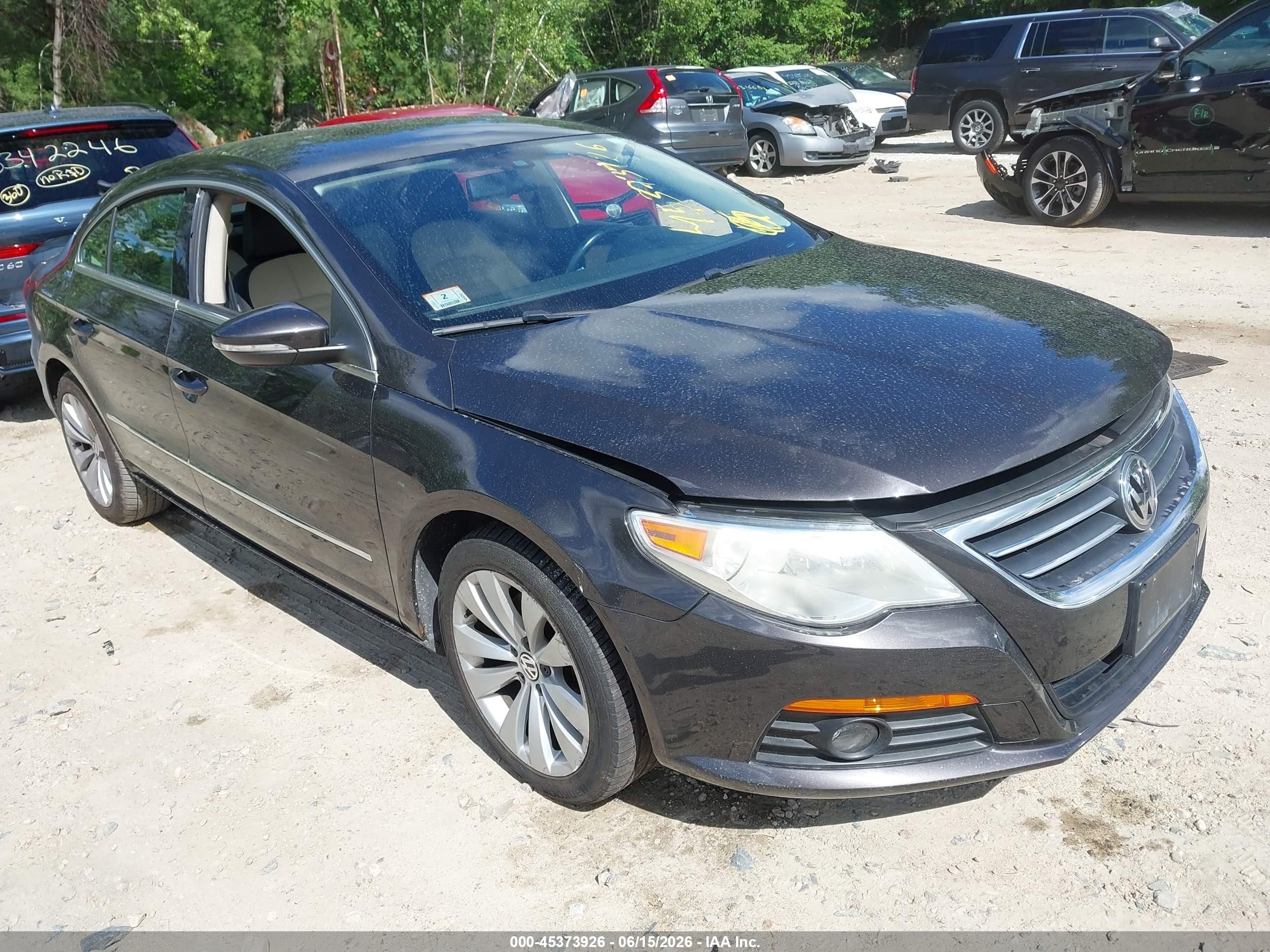 2010 Volkswagen CC Sport, VIN WVWNL7AN1AE520857 — Not stated