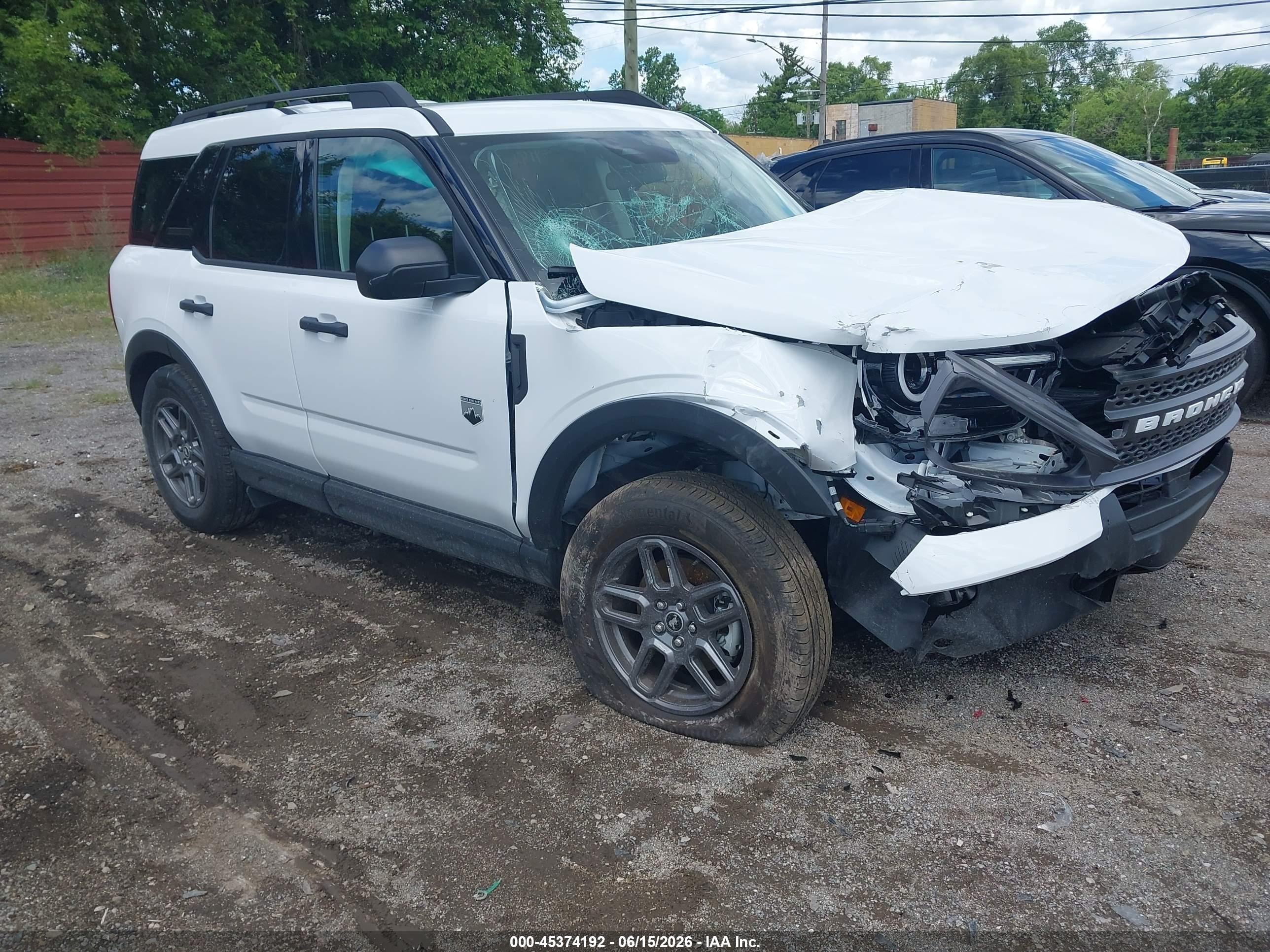 2025 Ford Bronco Sport Big Bend, VIN 3FMCR9BN4SRF59209 — Front end