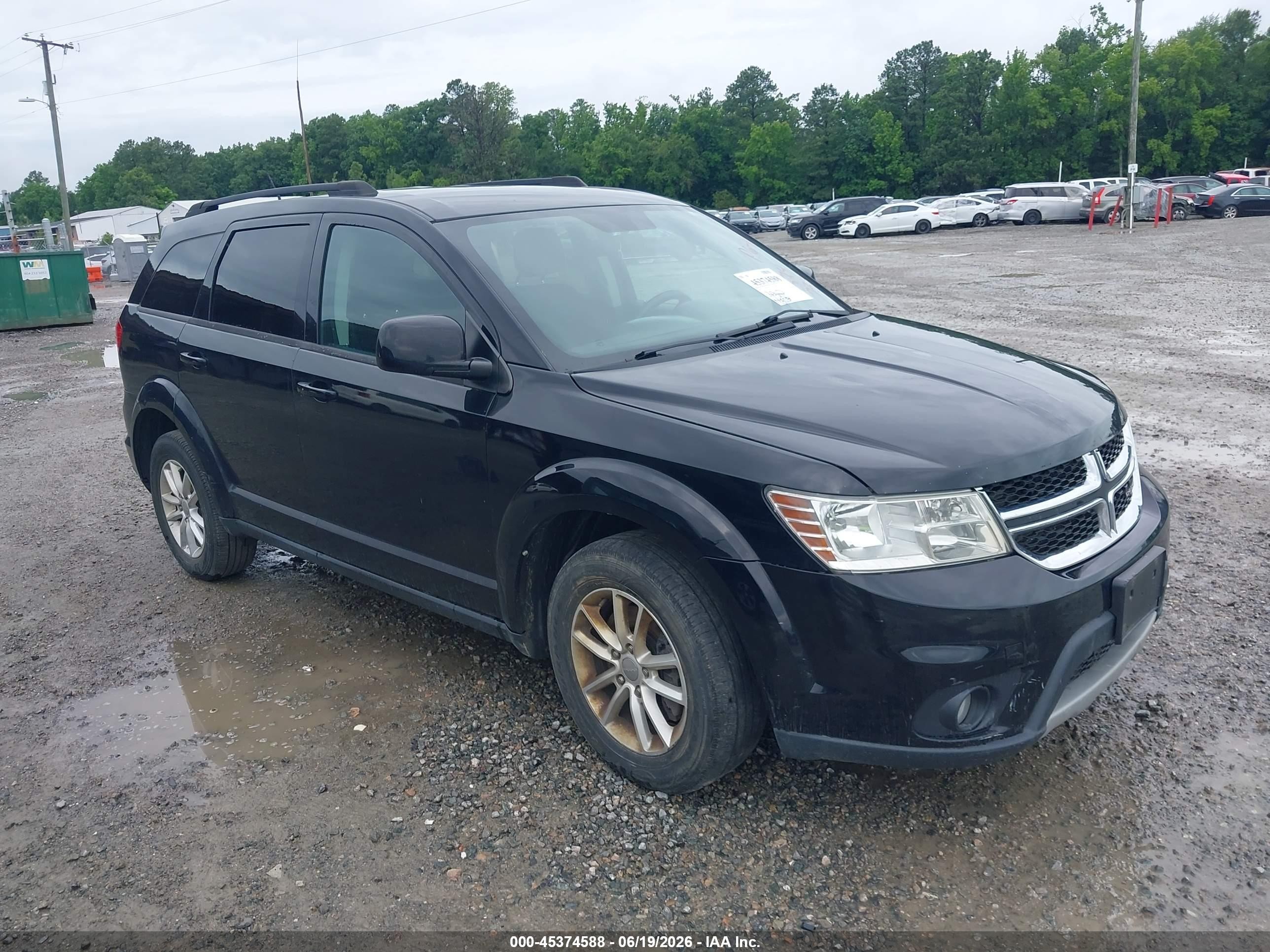 2015 Dodge Journey SXT, VIN 3C4PDCBGXFT524735 — Repossession