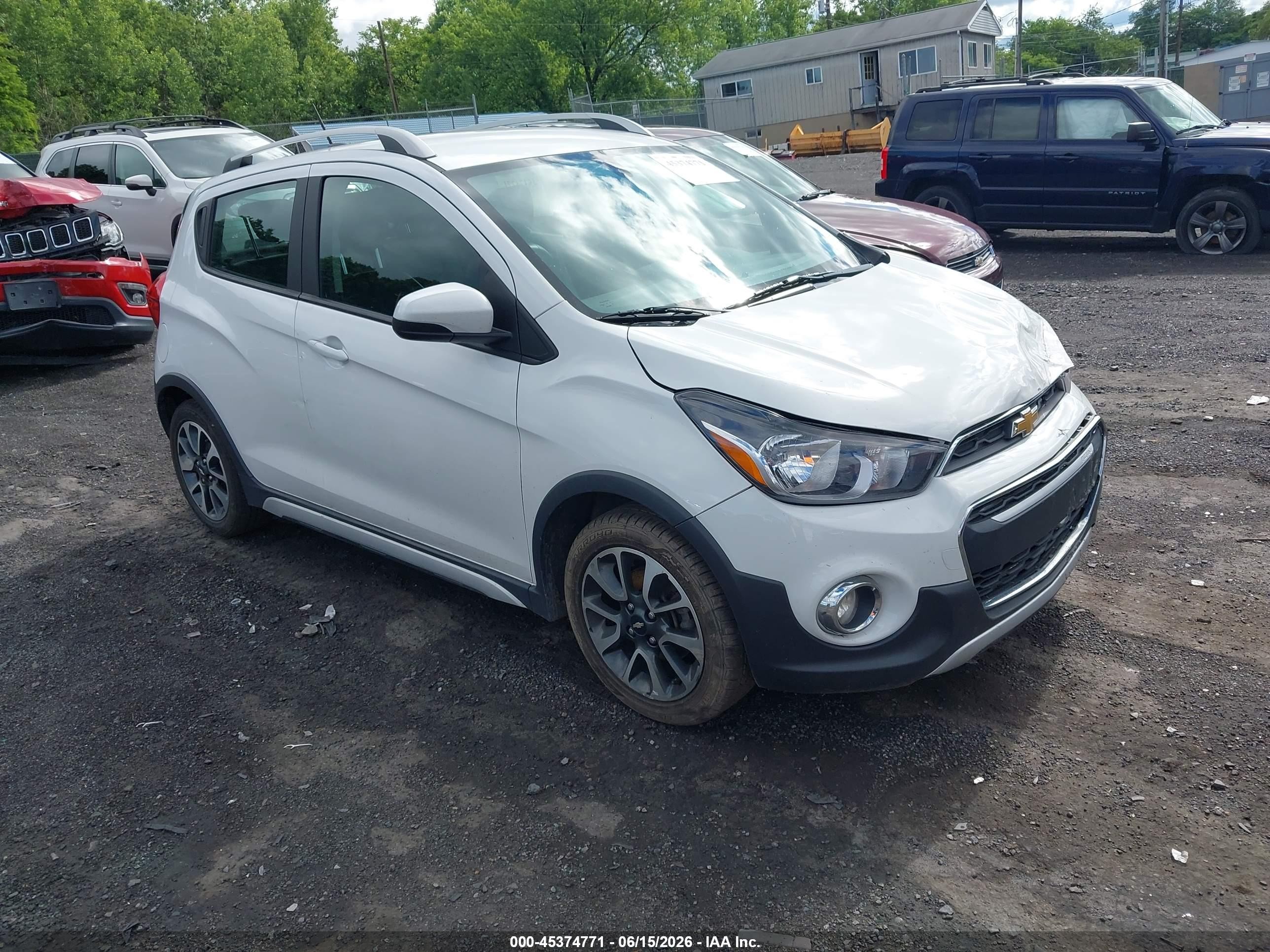 2022 Chevrolet Spark ACTIV, VIN KL8CH6SA6NC034554 — Перед