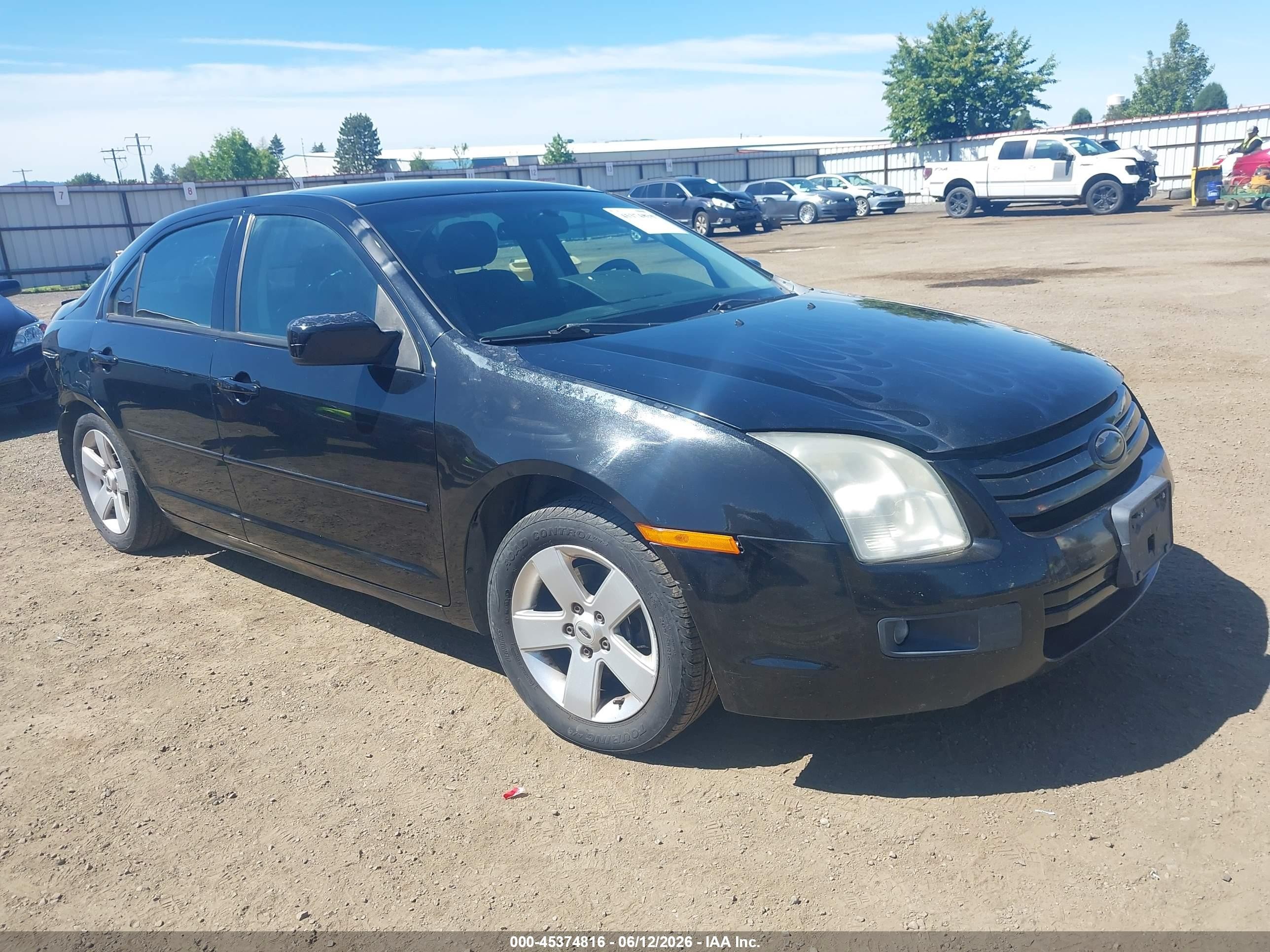 2007 Ford Fusion SE, VIN 3FAHP07Z97R142334 — Rear end