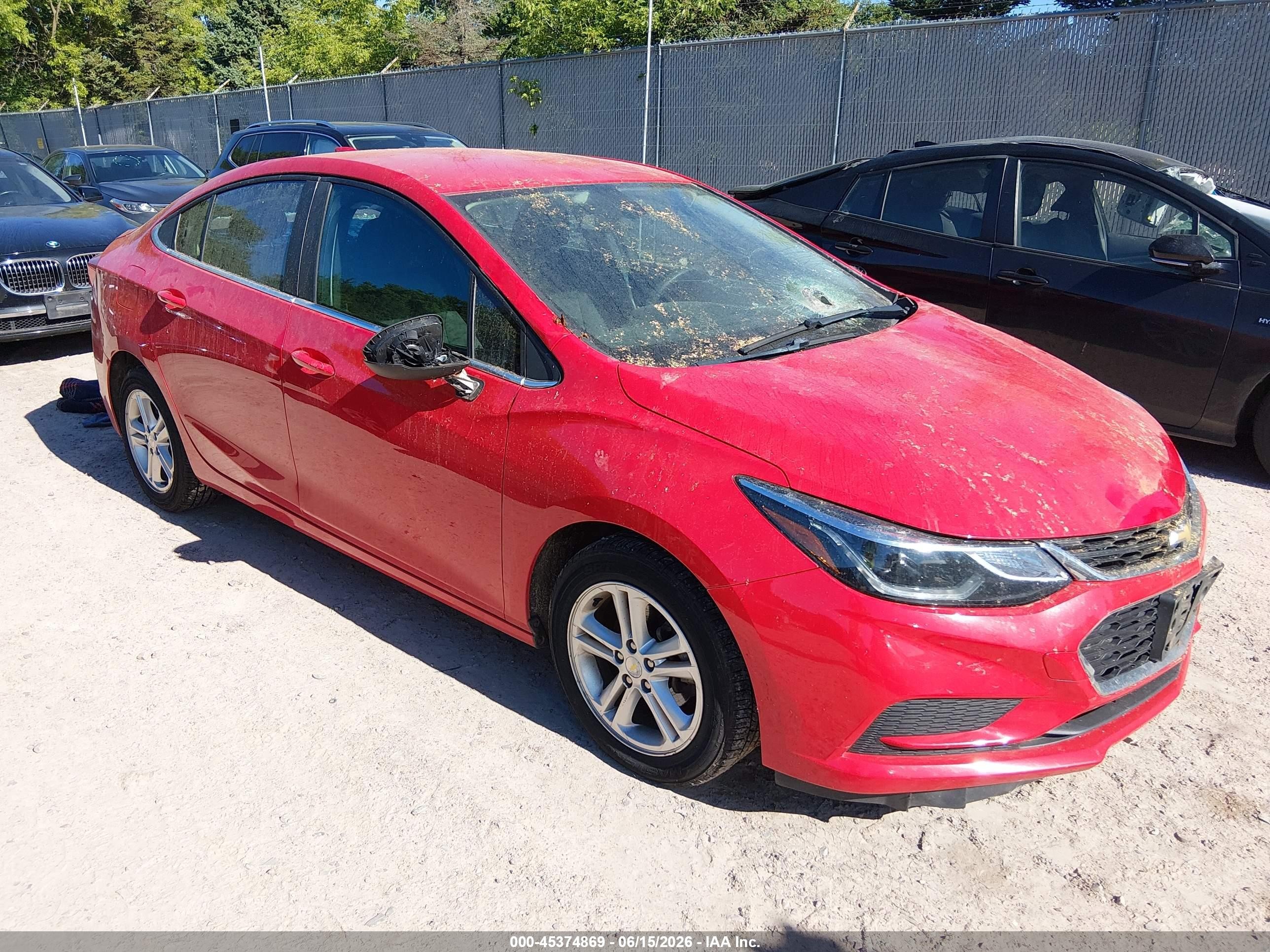 2017 Chevrolet Cruze LT, VIN 1G1BE5SM6H7210380 — Стихия