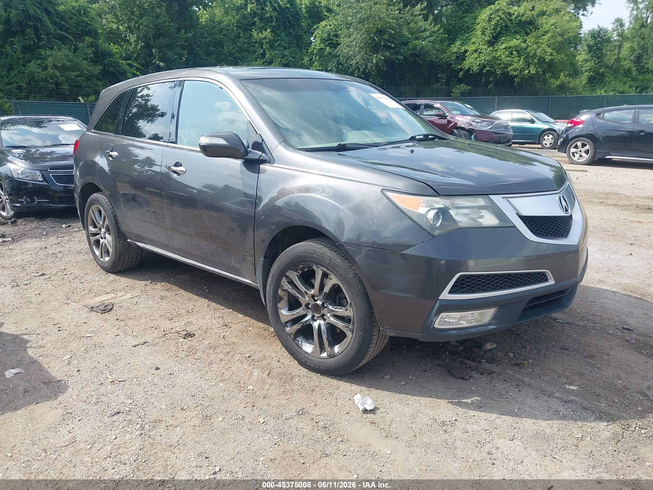 2011 Acura MDX Technology, VIN 2HNYD2H65BH510316 — Normal wear