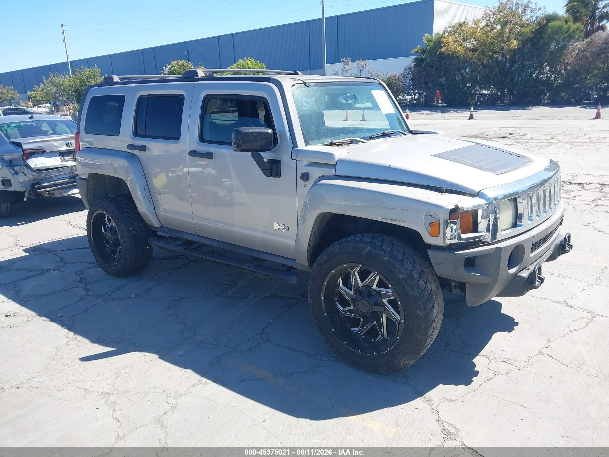 2007 Hummer H3 SUV, VIN 5GTDN13E878105681 — Обычный износ
