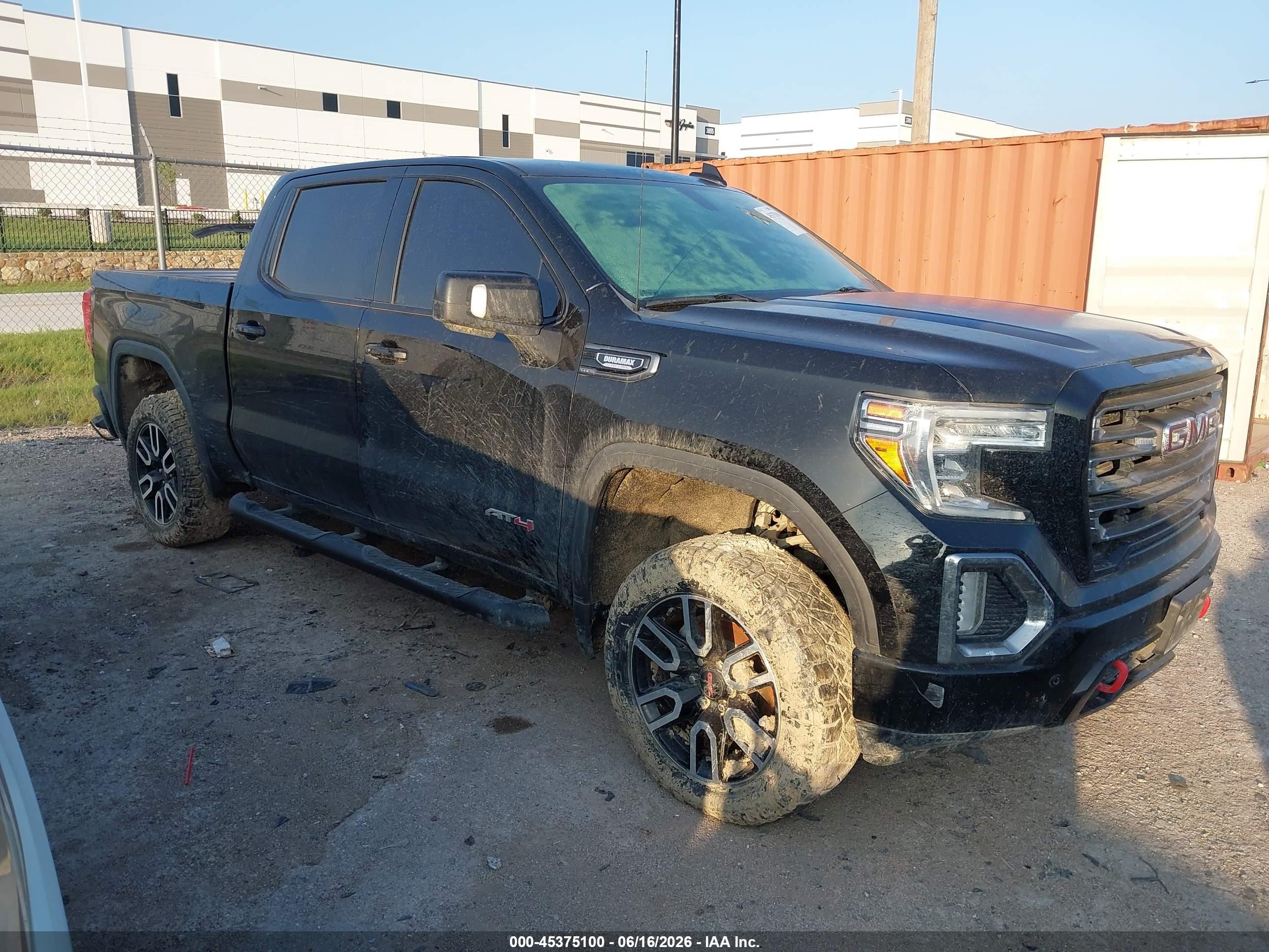 2020 GMC Sierra 1500 AT4, VIN 1GTU9EET8LZ266308 — Water / flood