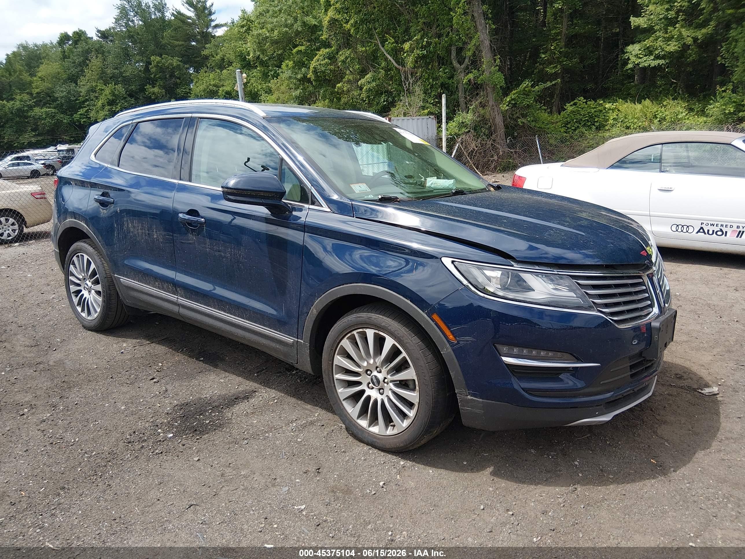 2018 Lincoln MKC Reserve, VIN 5LMCJ3D96JUL04716 — Перед