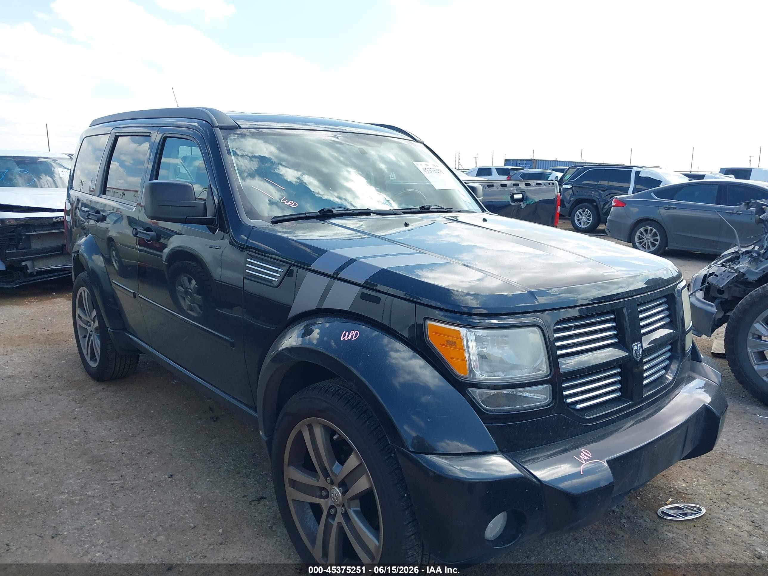 2011 Dodge Nitro Shock, VIN 1D4PU7GX3BW553128 — Rear end