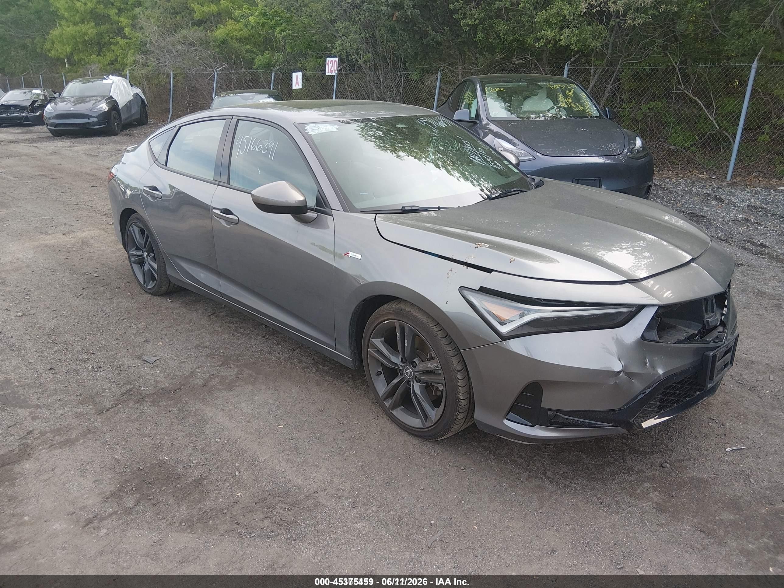 2025 Acura Integra w/A-Spec Package, VIN 19UDE4H3XSA005536 — Front end