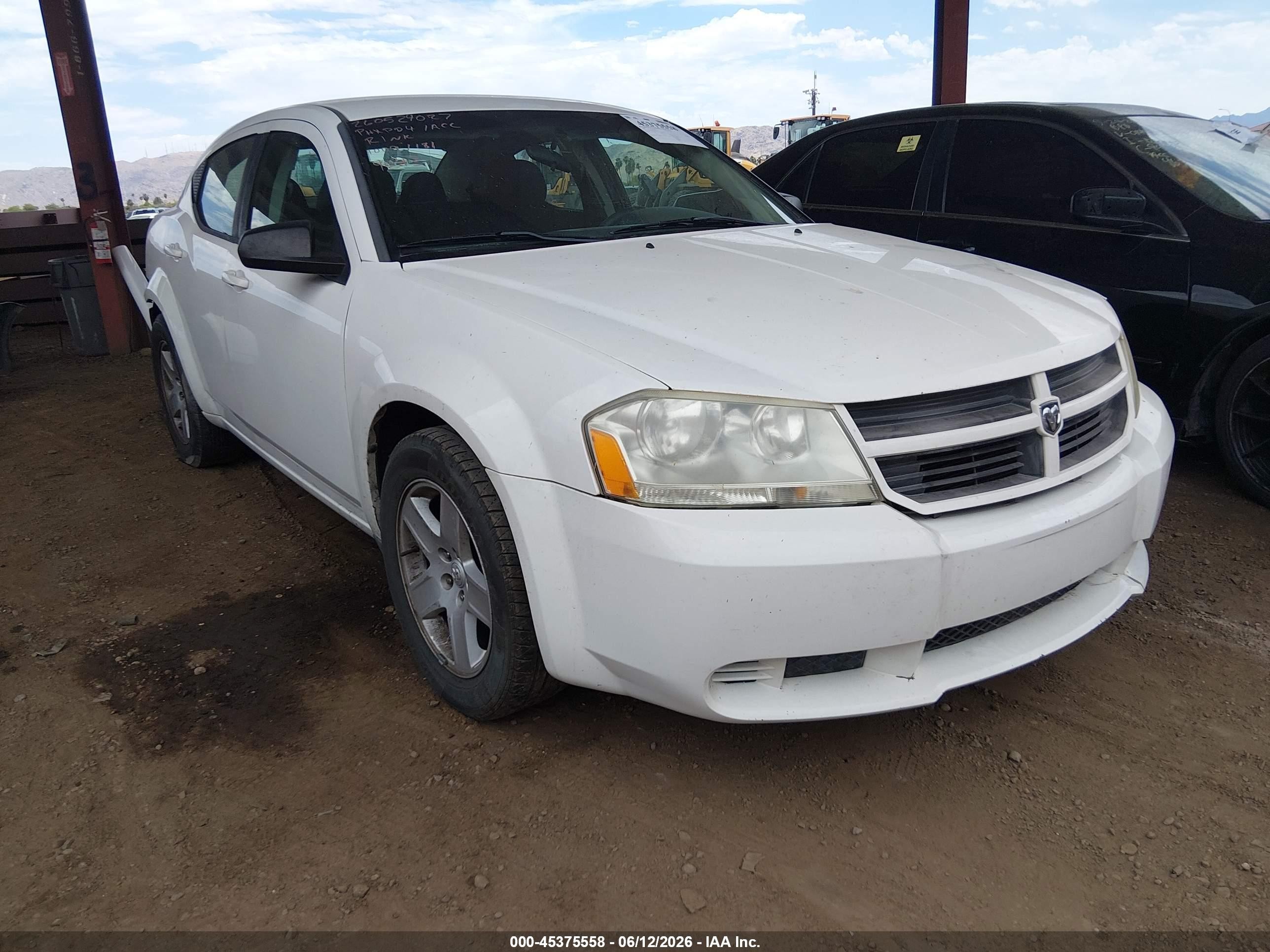 2009 Dodge Avenger SE, VIN 1B3LC46BX9N549243 — Зад
