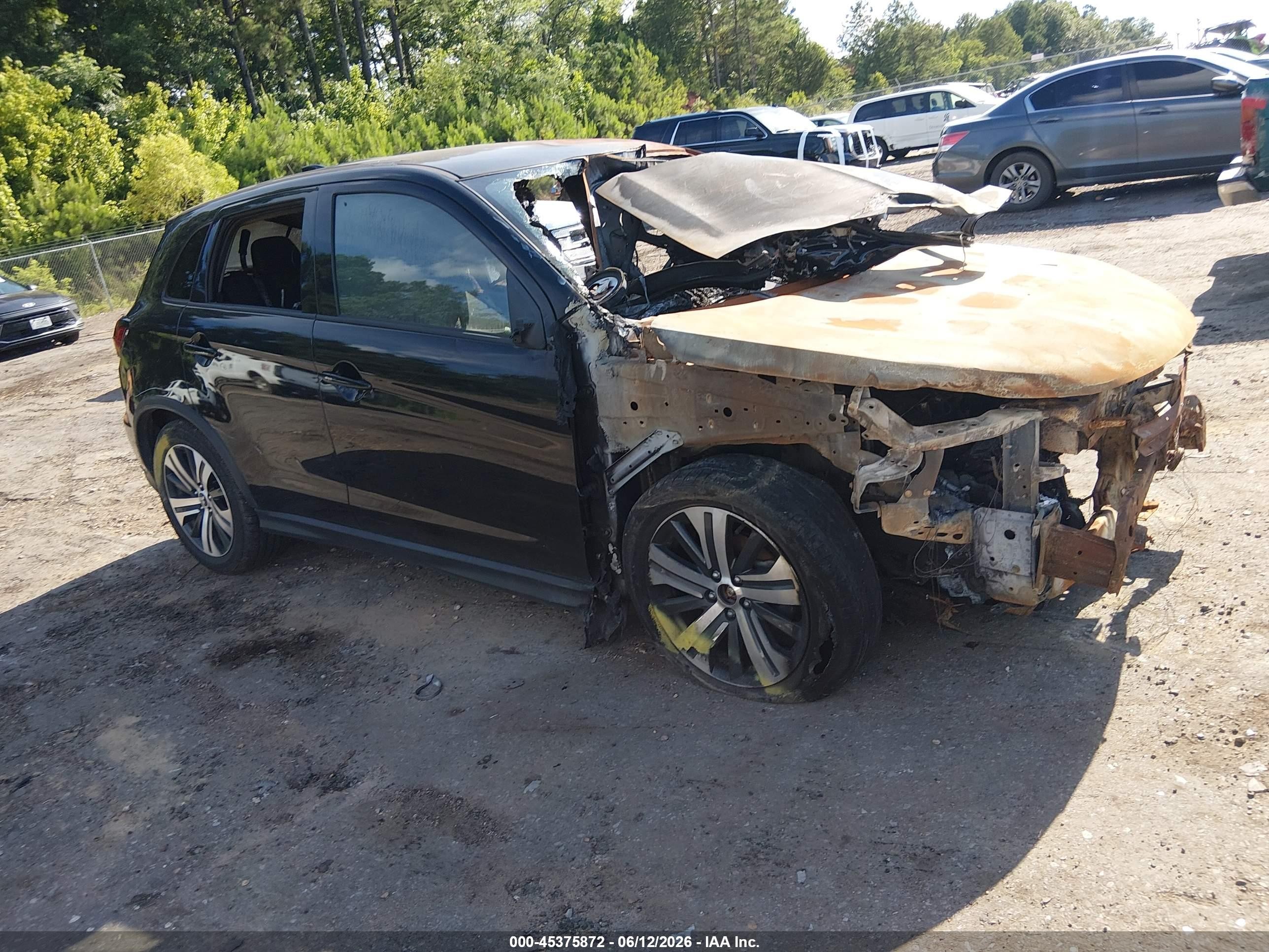 2024 Mitsubishi Outlander S, VIN JA4ARUAU4RU006936 — Burn
