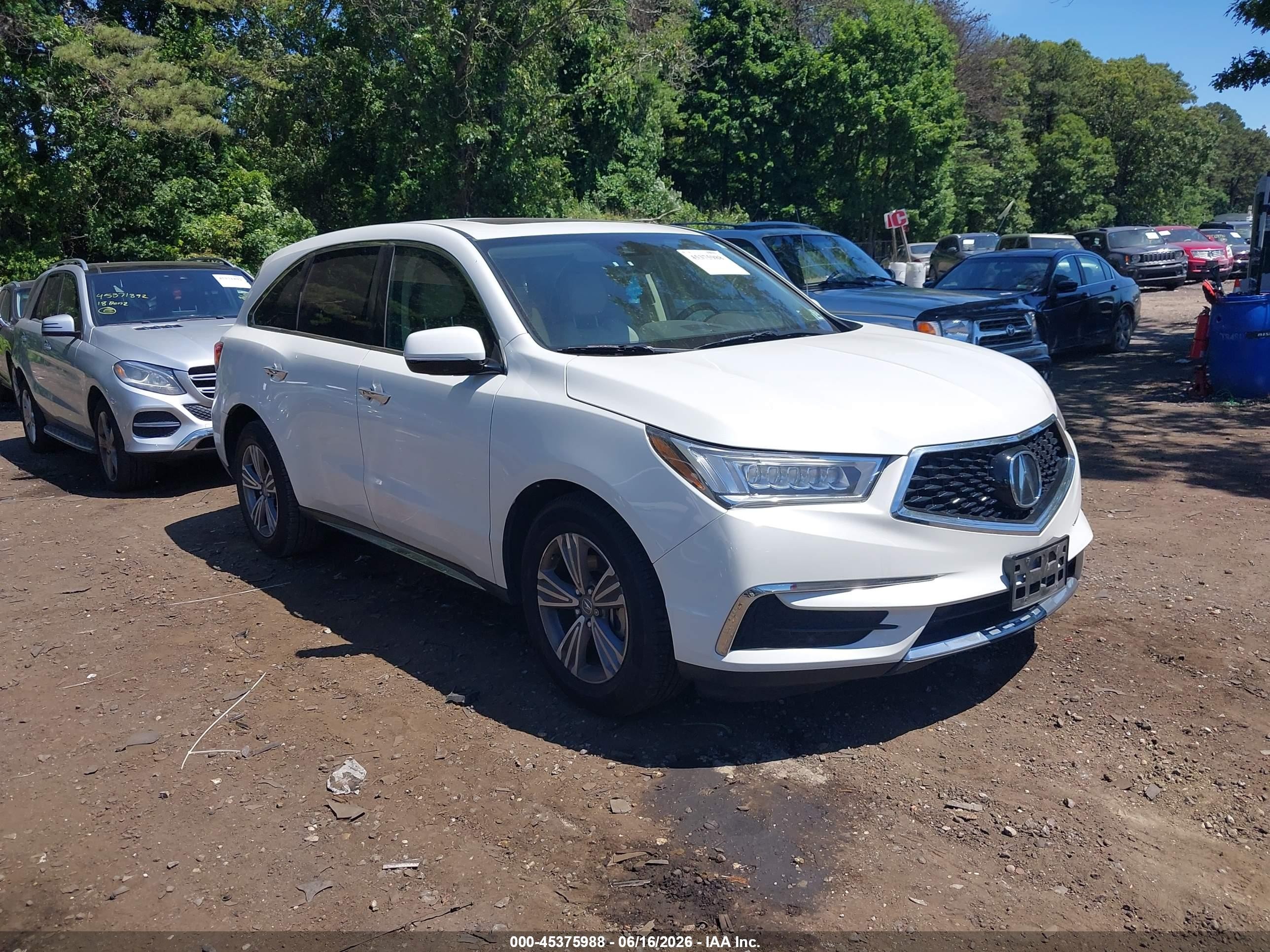 2020 Acura MDX, VIN 5J8YD4H38LL042370 — Side