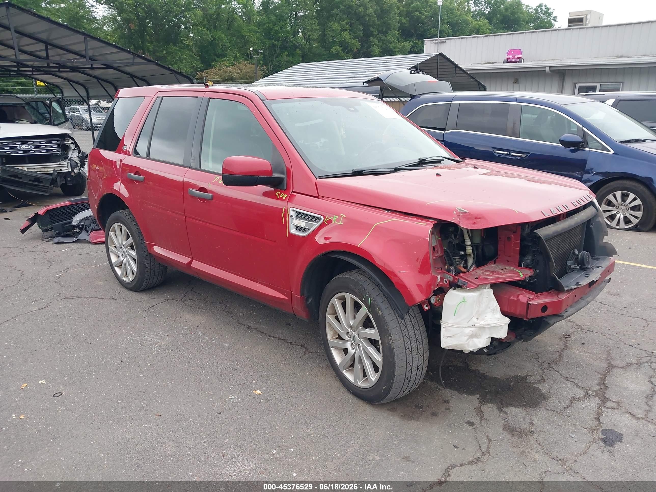 2012 Land Rover LR2 HSE, VIN SALFR2BN1CH311181 — Front end