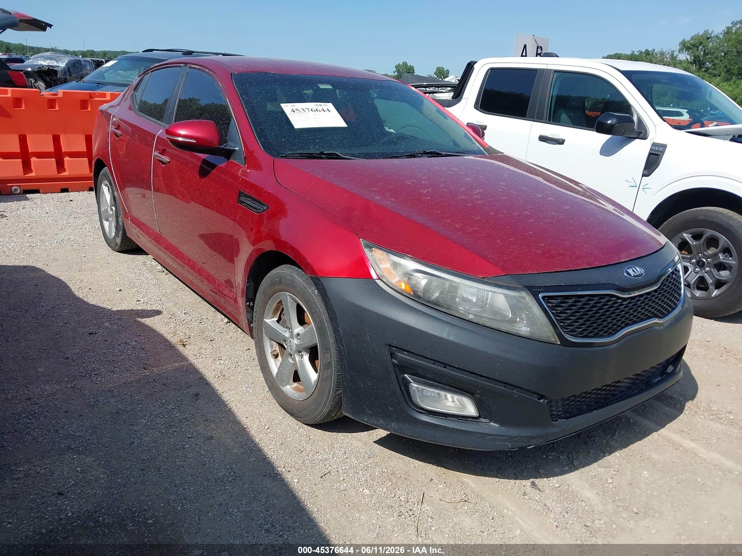 2014 Kia Optima LX, VIN 5XXGM4A71EG312033 — Электрика