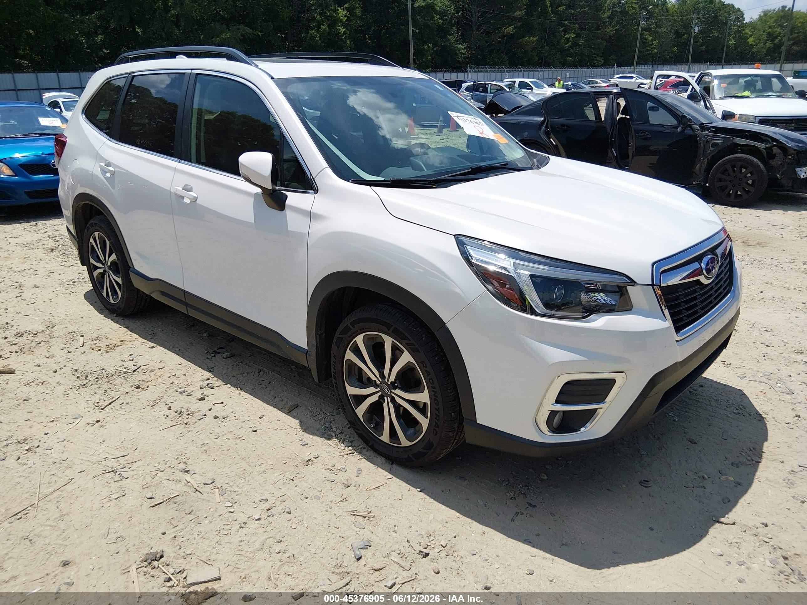 2021 Subaru Forester Limited, VIN JF2SKAUC0MH523380 — Пресная вода