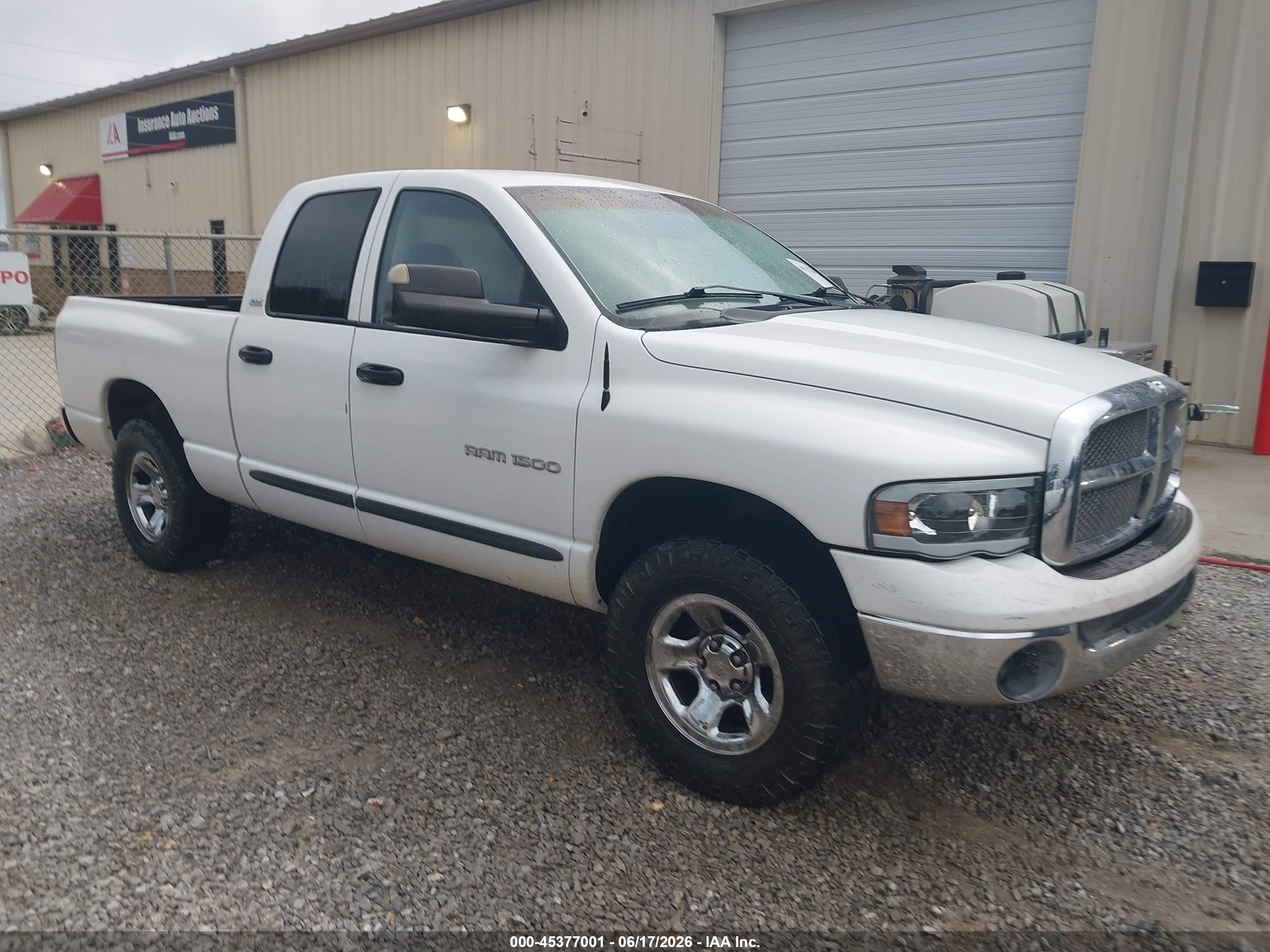 2002 Dodge RAM, VIN 1B7HA18N32J111709 — Зад