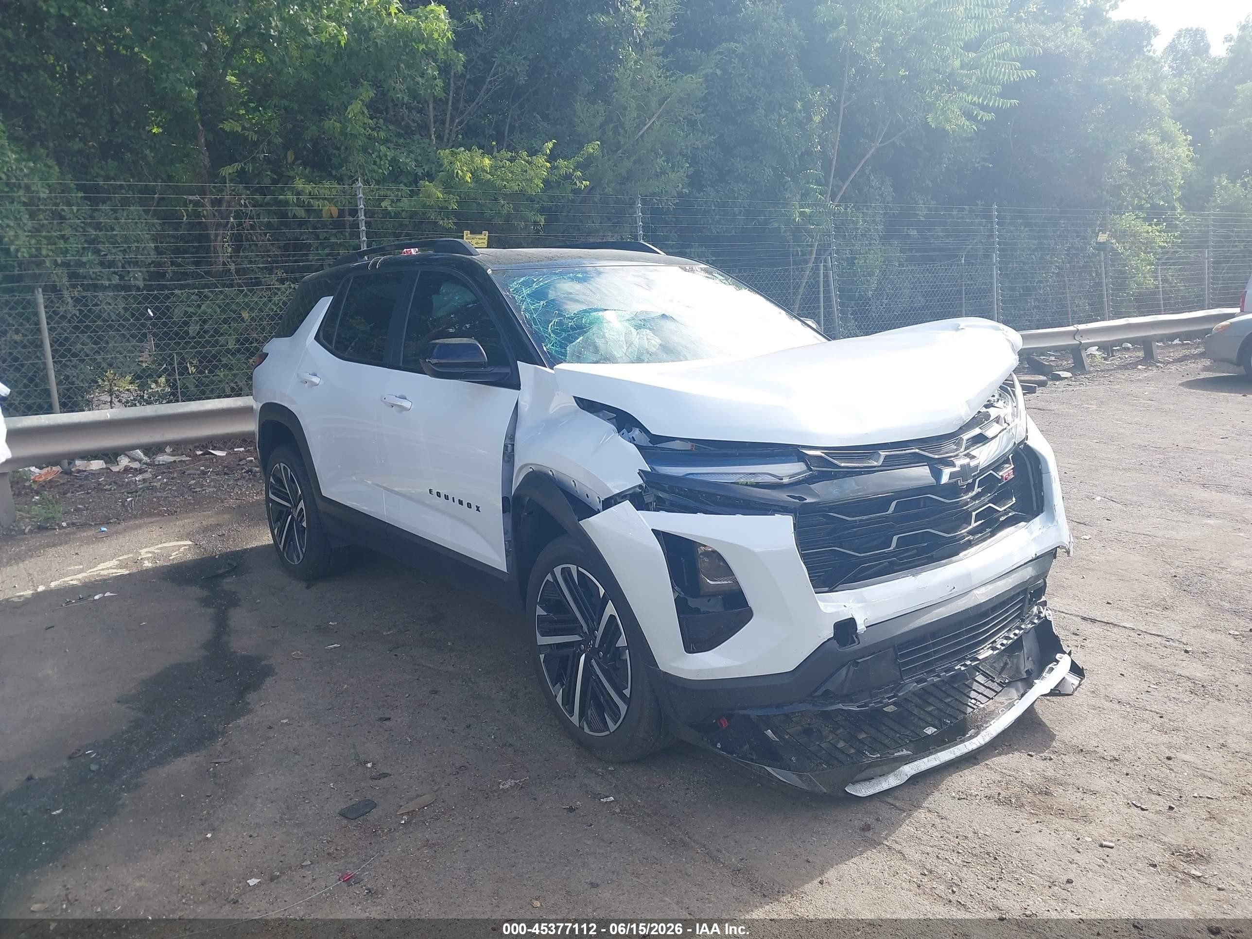 2026 Chevrolet Equinox FWD RS, VIN 3GNAXLEG4TL338359 — Front end