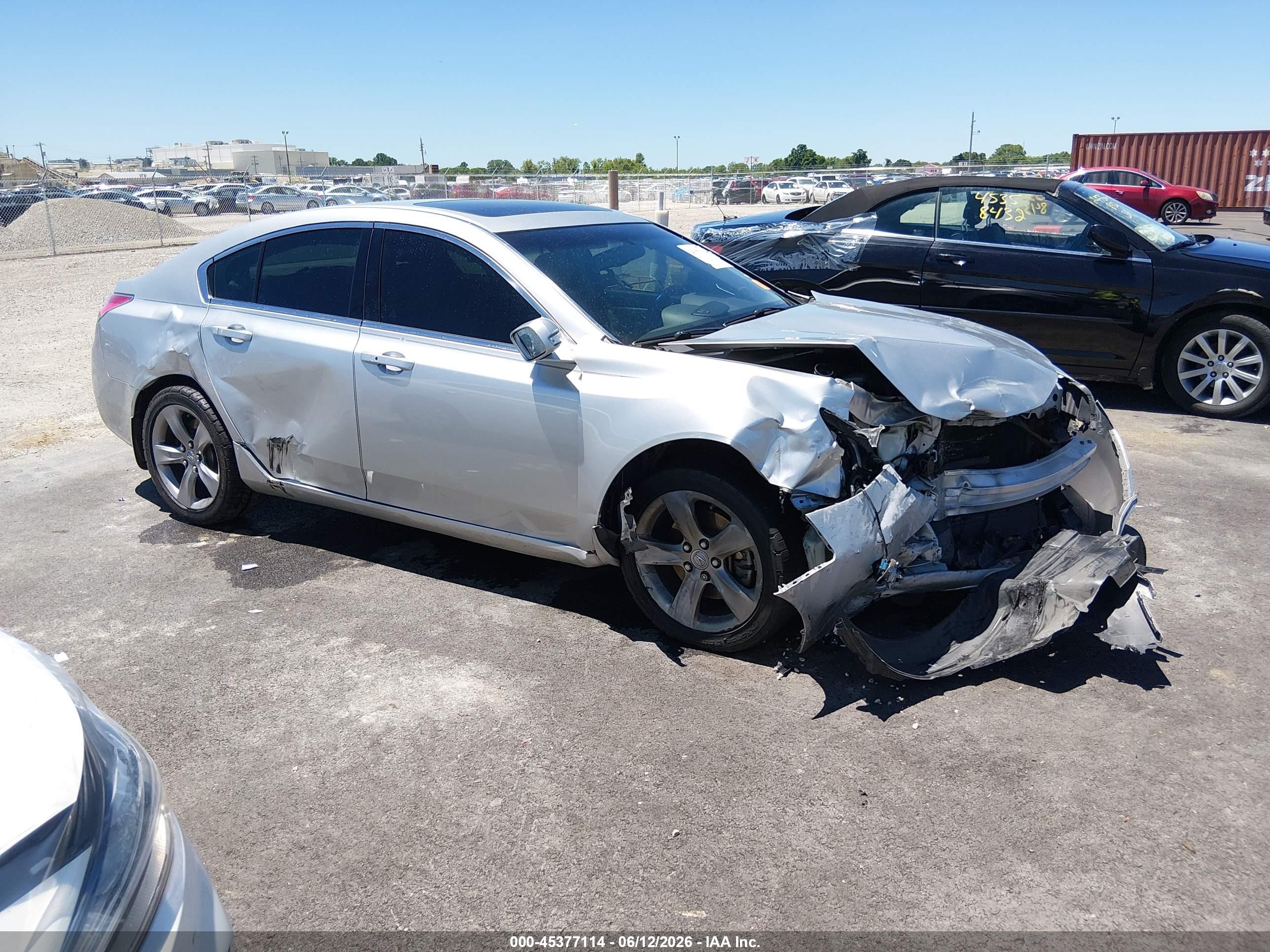 2012 Acura TL Technology, VIN 19UUA9F57CA008246 — Front end
