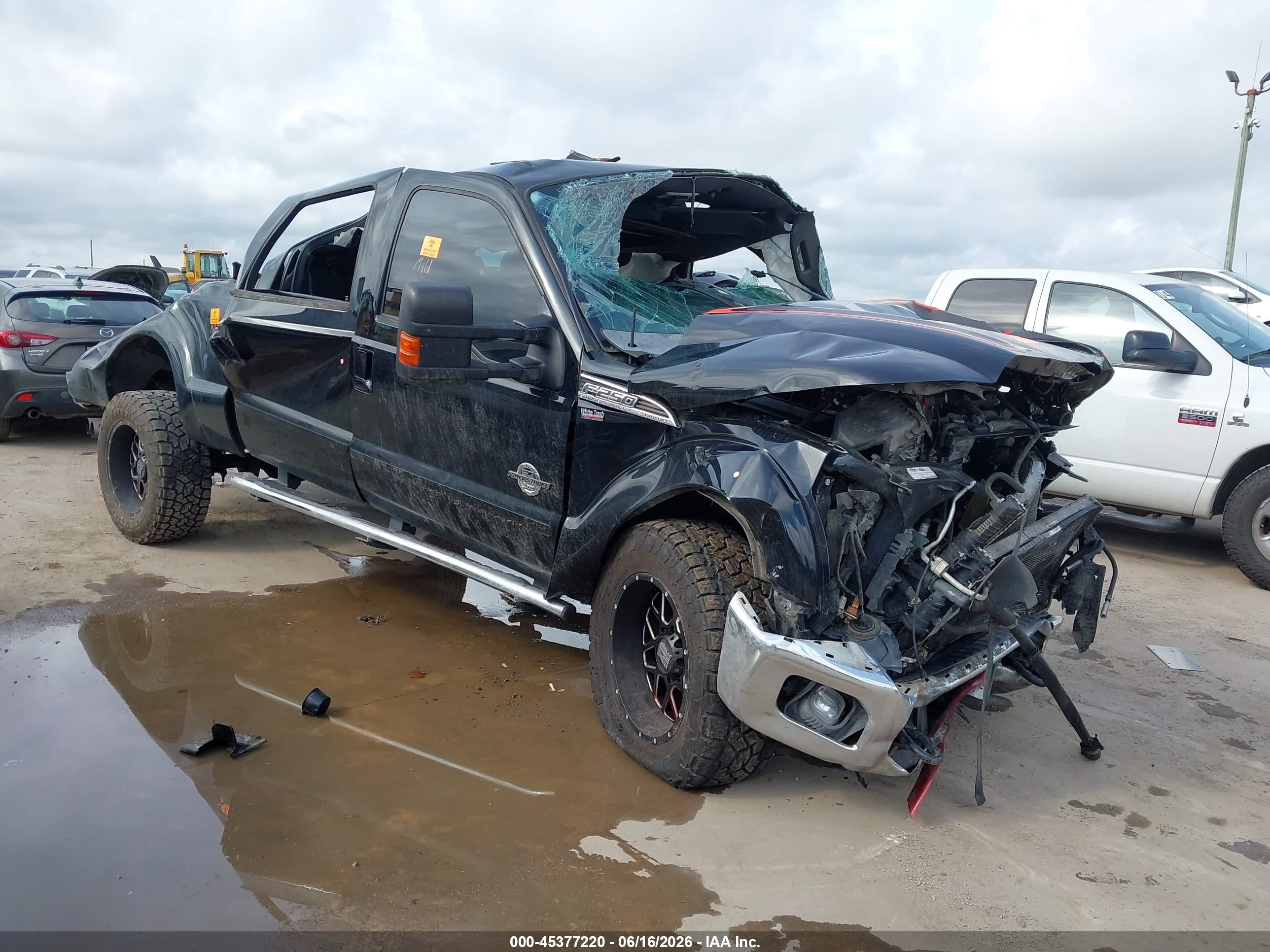 2016 Ford F-250 Lariat, VIN 1FT7W2BT8GEC81686 — Rollover
