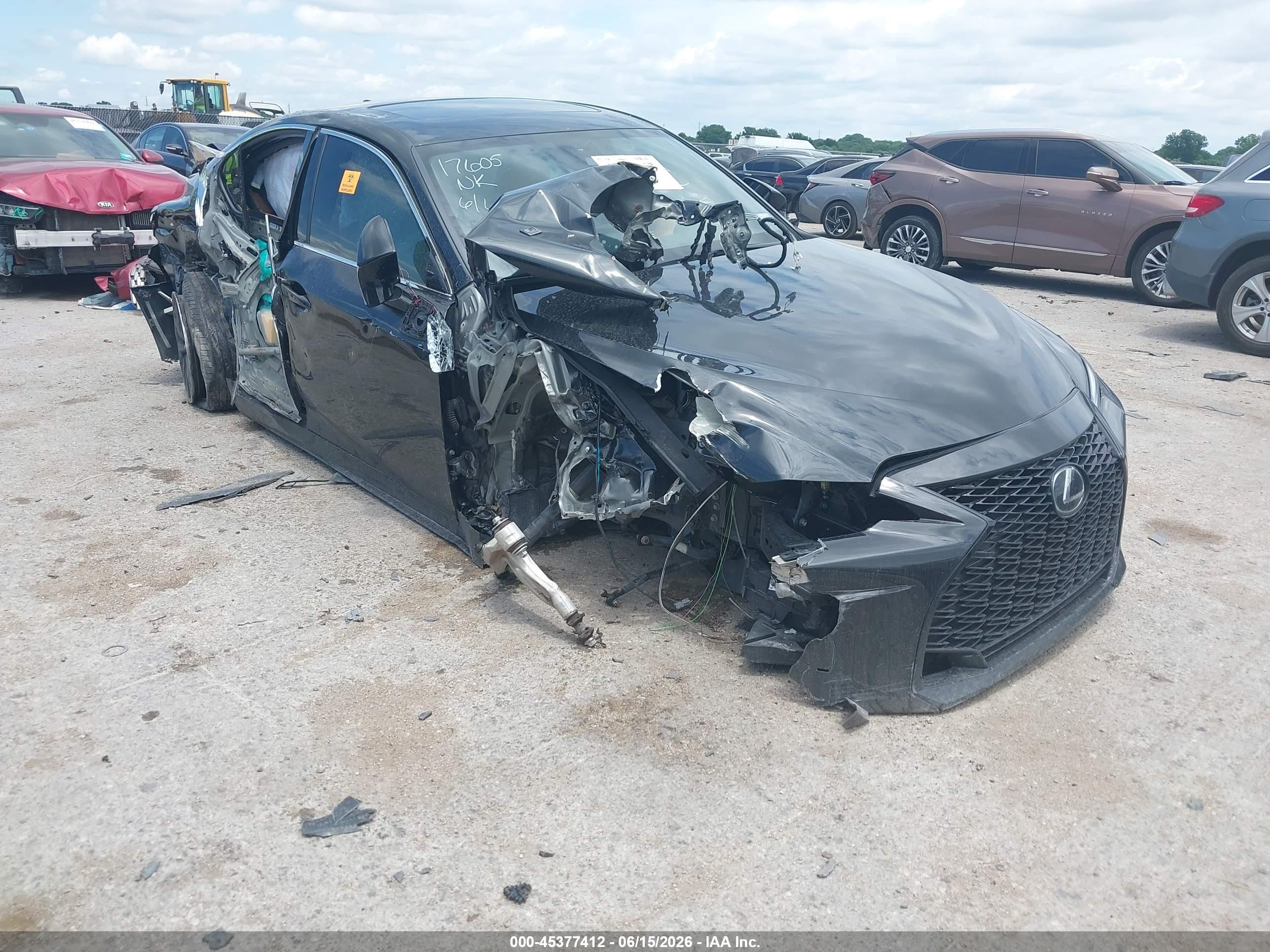 2025 Lexus IS 350 F Sport, VIN JTHBZ1B22S5088265 — Biohazard / chemical