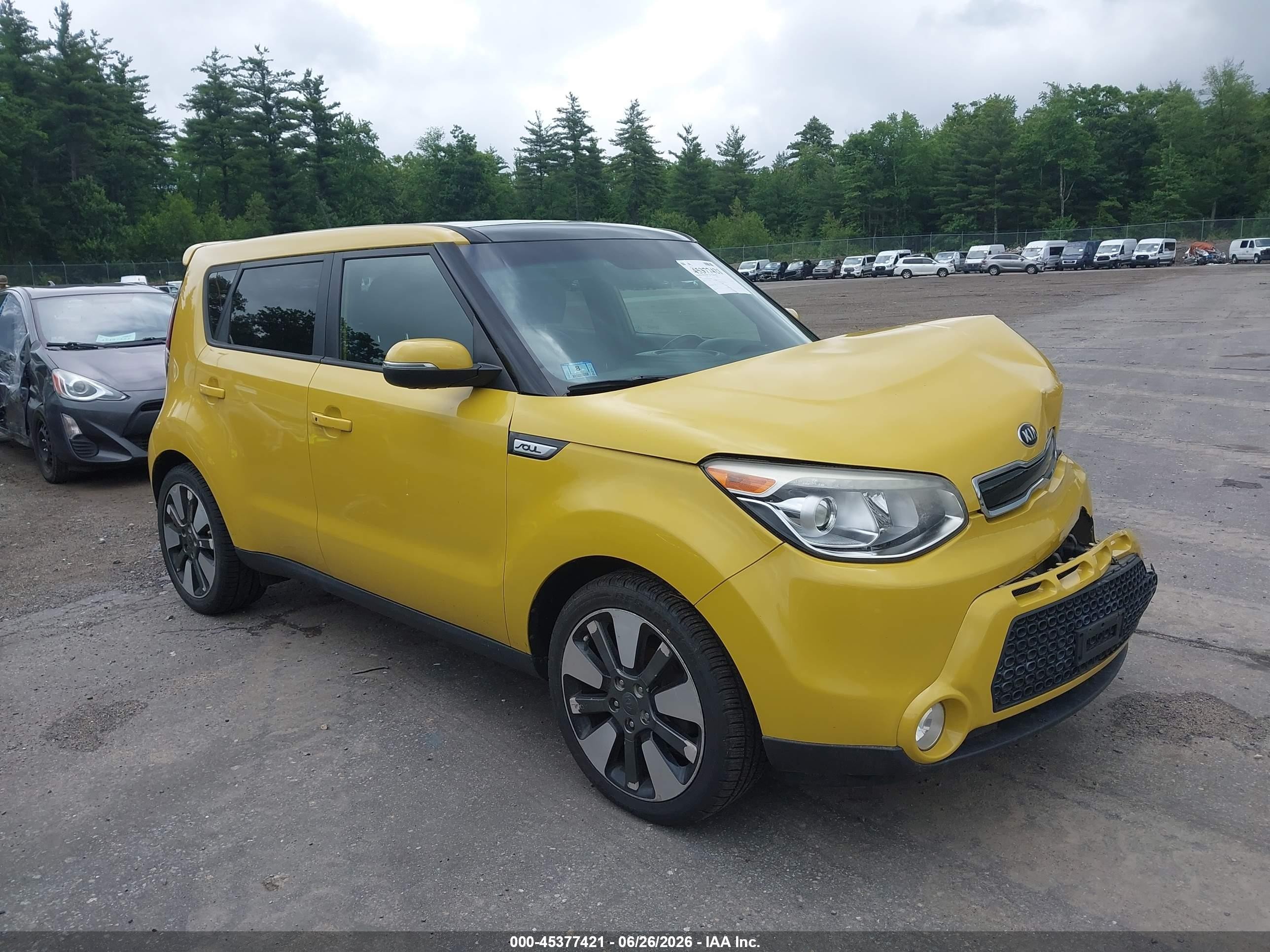 2014 Kia Soul +, VIN KNDJX3A52E7062798 — Front end