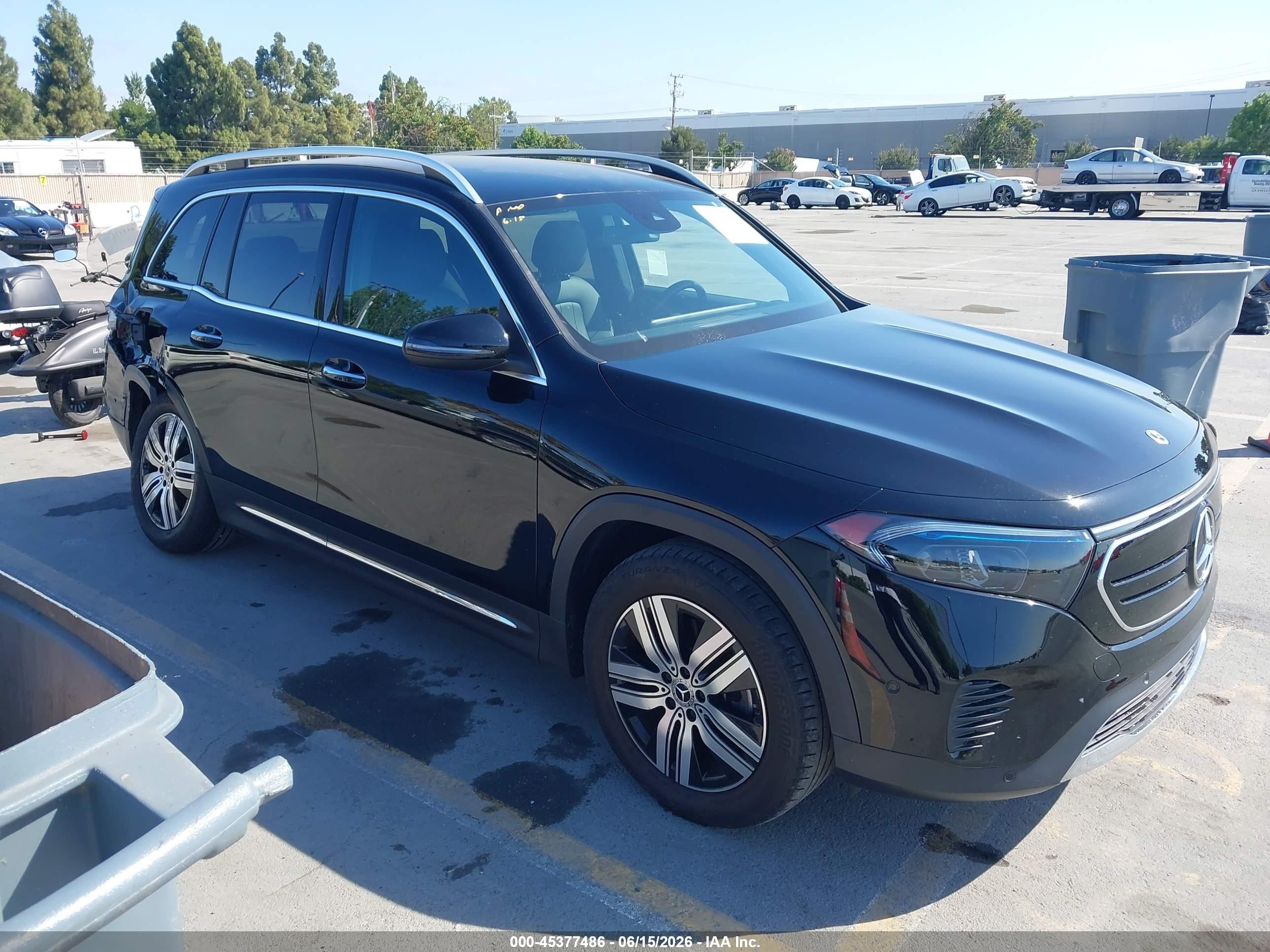 2023 Mercedes-Benz EQB 250+, VIN W1N9M0CB9PN036476 — Rear end