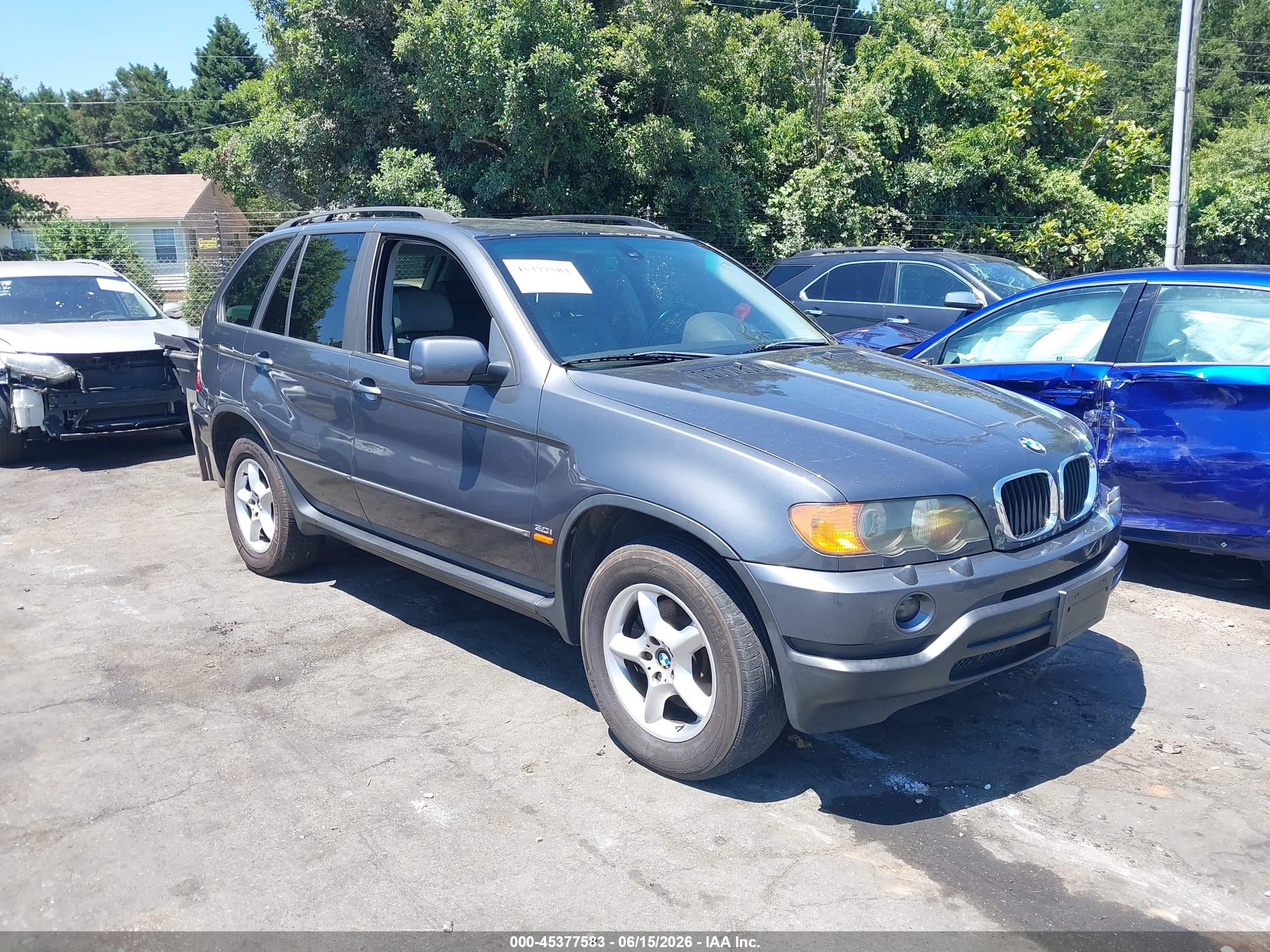 2002 BMW X5 3.0i, VIN 5UXFA53562LP43435 — Обычный износ