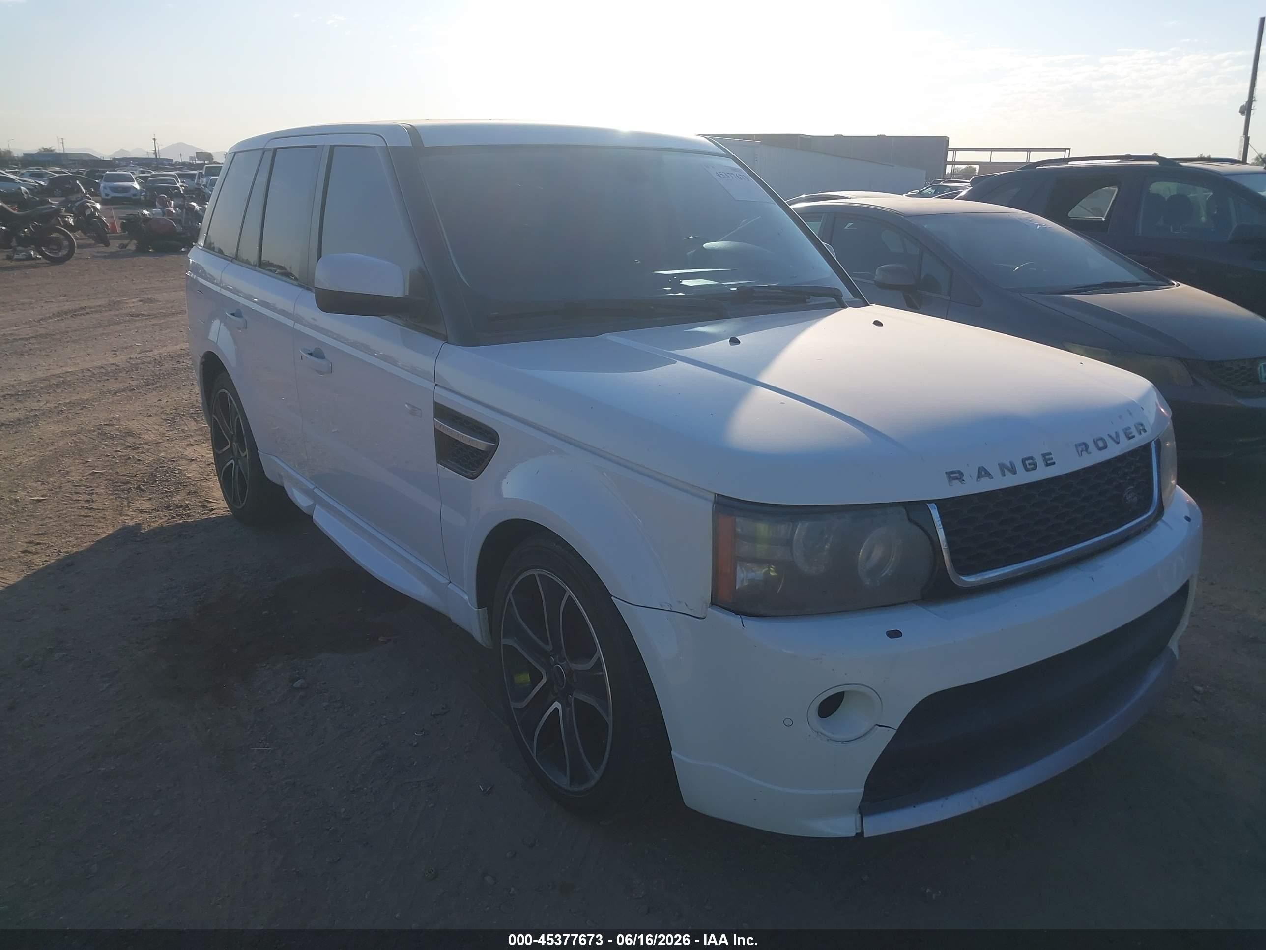 2013 Land Rover Range Rover Sport HSE, VIN SALSF2D45DA761728 — Not stated