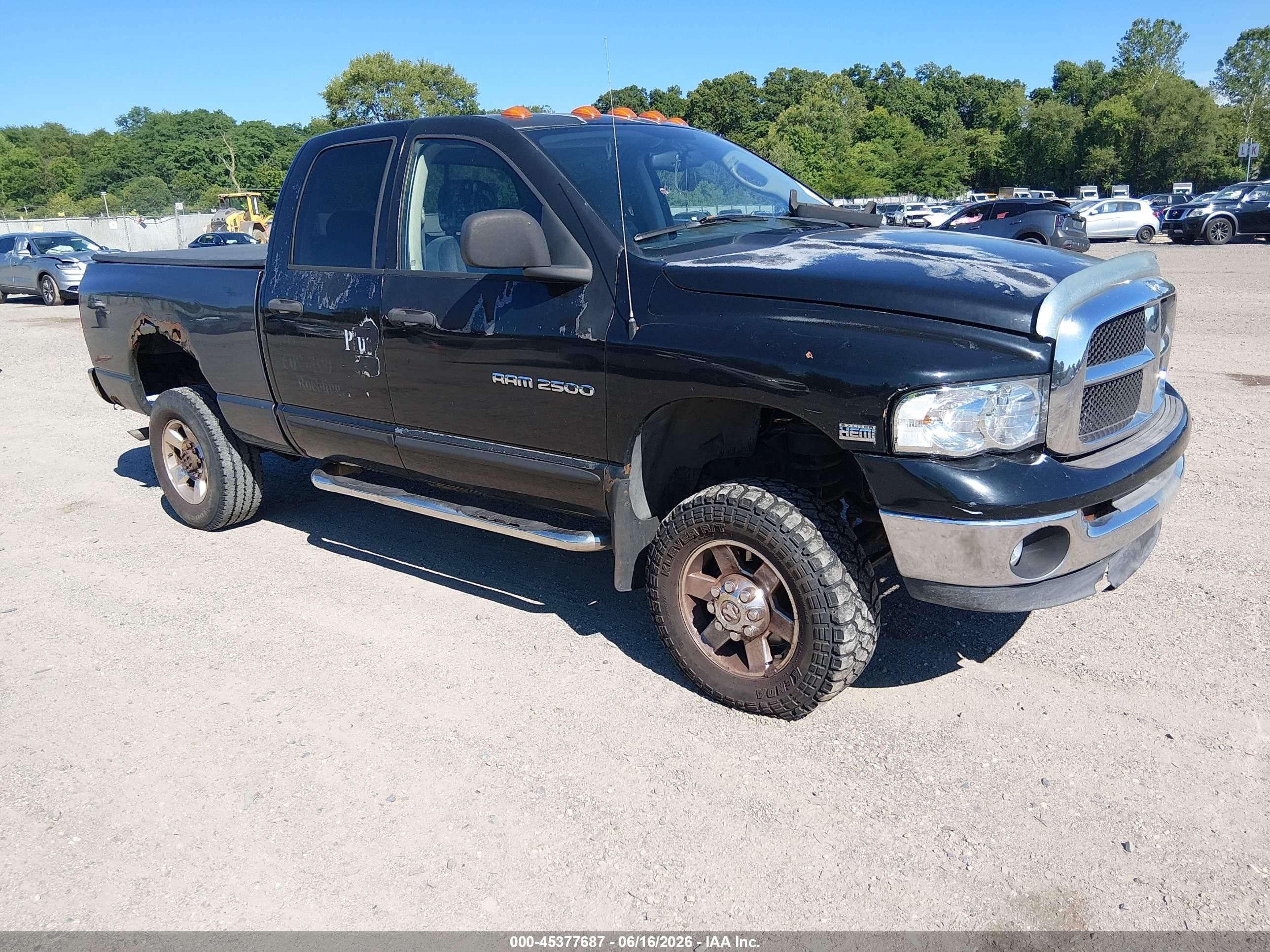 2005 Dodge 2500 SLT, VIN 3D7KS28D45G819561 — Обычный износ