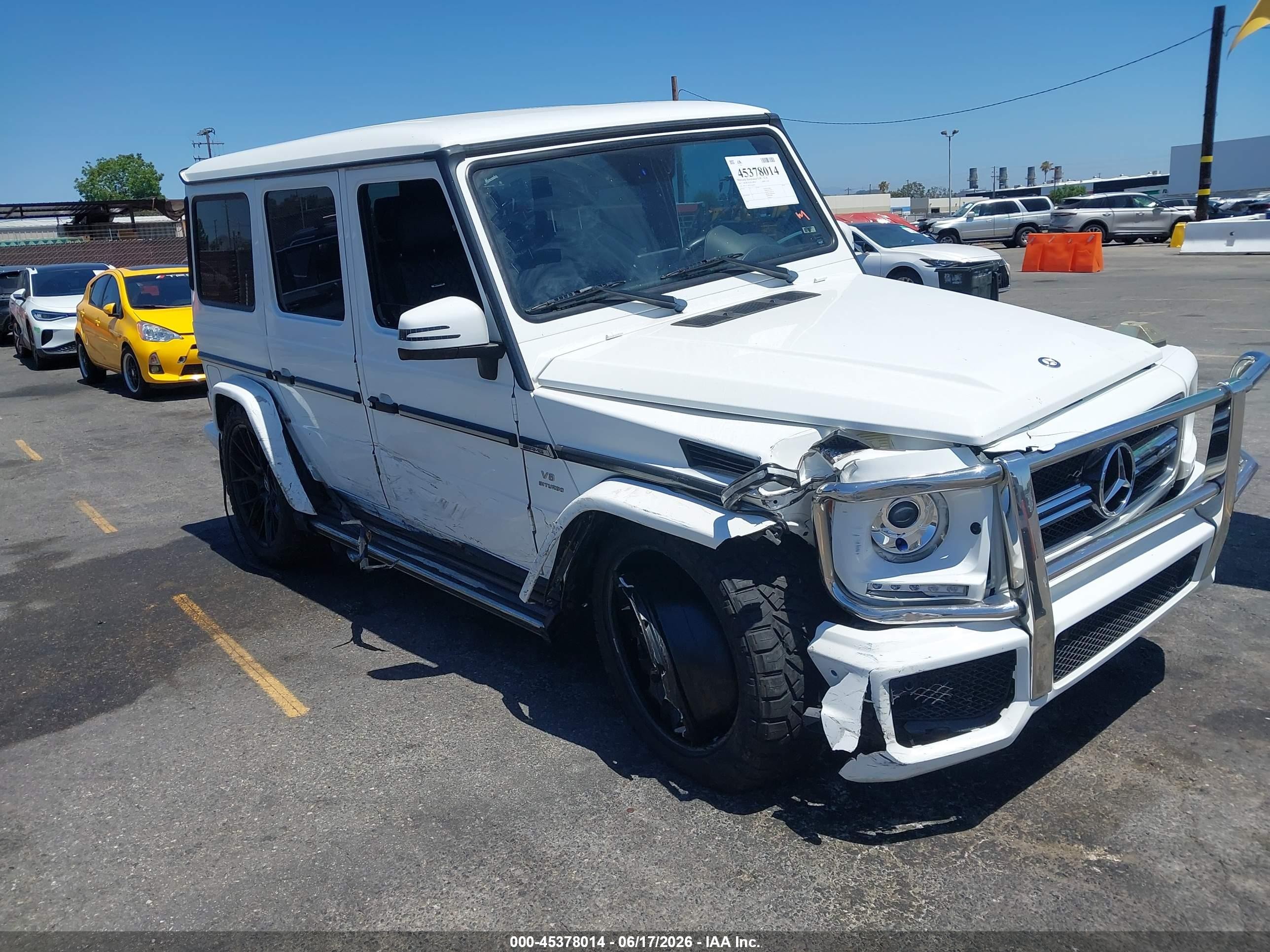 2017 Mercedes-Benz G 63 AMG, VIN WDCYC7DF3HX262934 — Front end