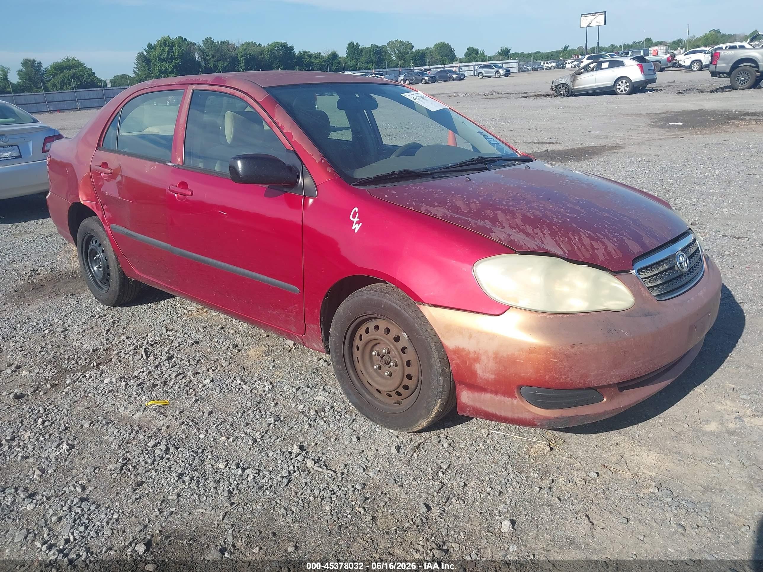 2006 Toyota Corolla S, VIN 1NXBR32E06Z703538 — Side