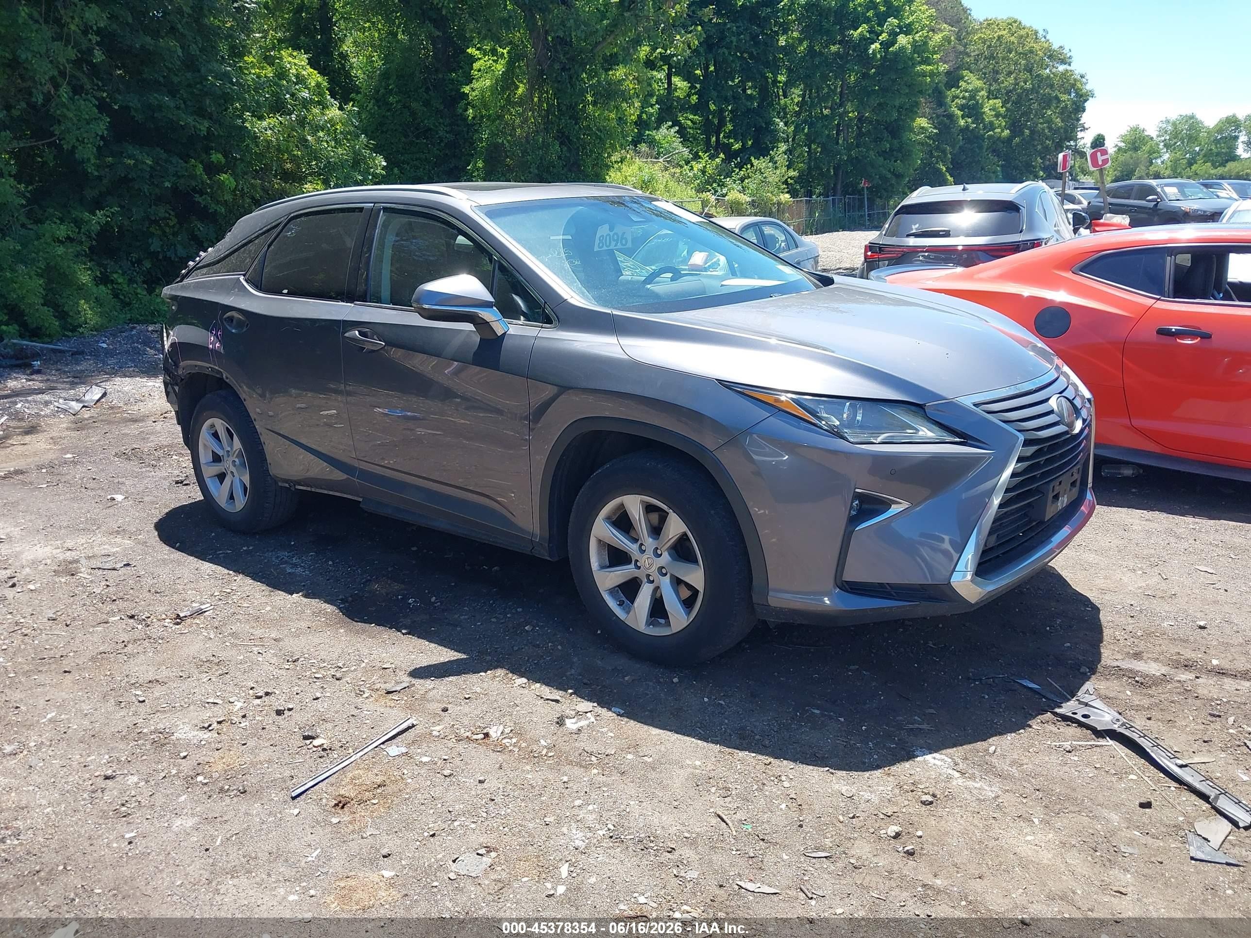 2017 Lexus RX 350, VIN 2T2BZMCA2HC109096 — Зад