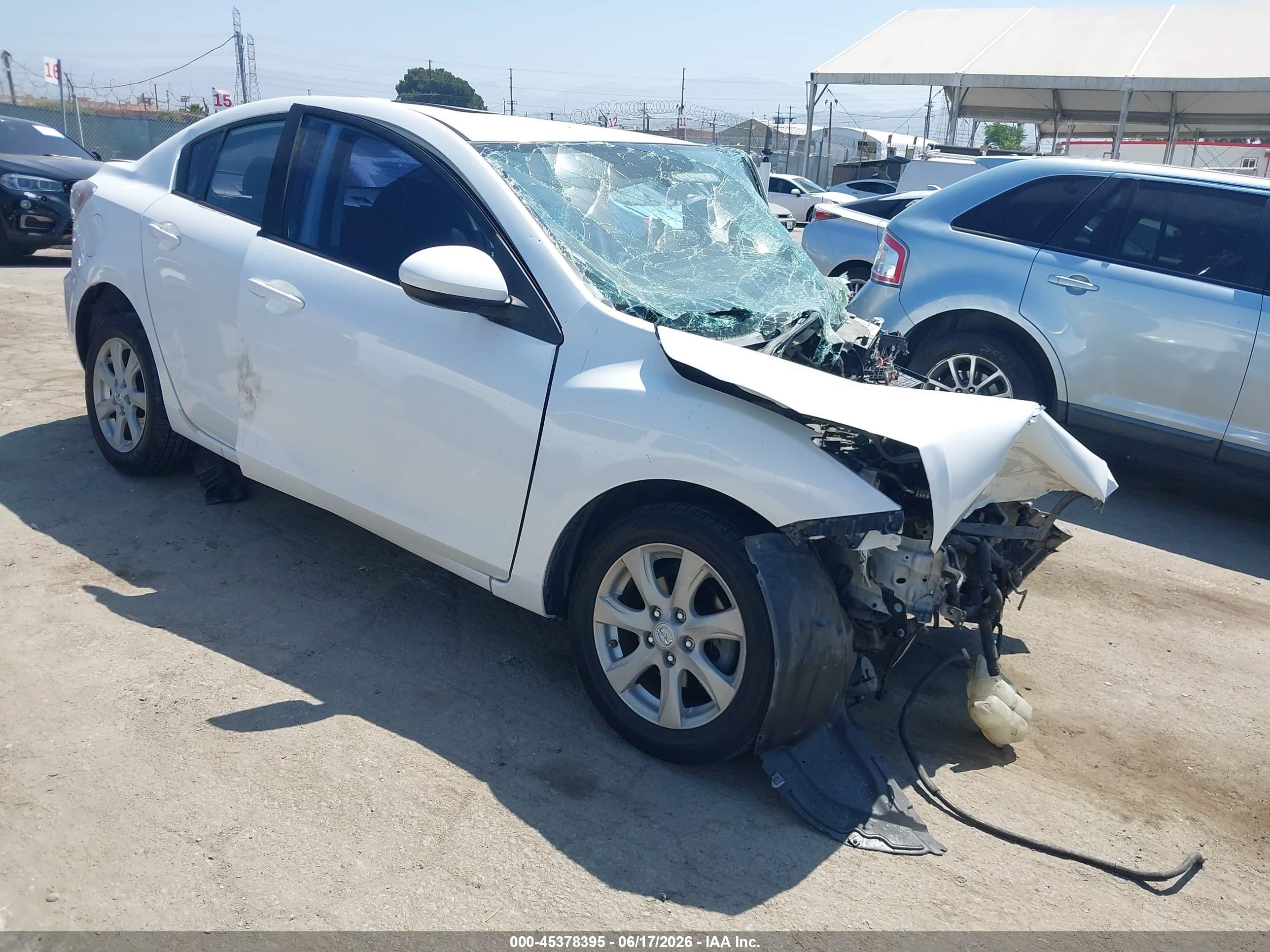 2010 Mazda 3 i Touring, VIN JM1BL1SG8A1298793 — Биологическое загрязнение