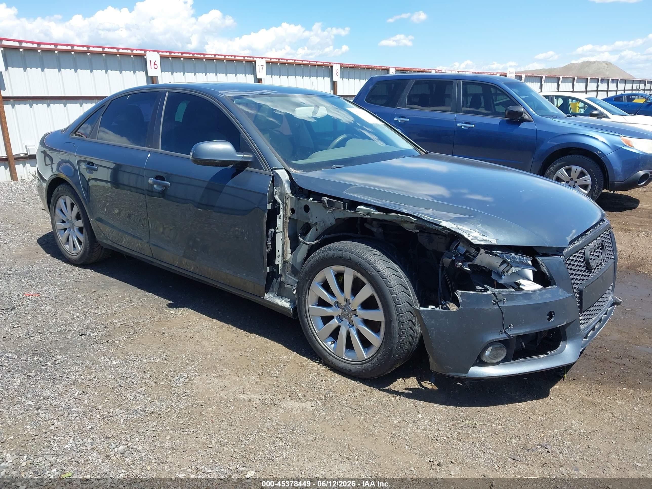 2011 Audi A4 Premium, VIN WAUAFAFL8BN038492 — Front end