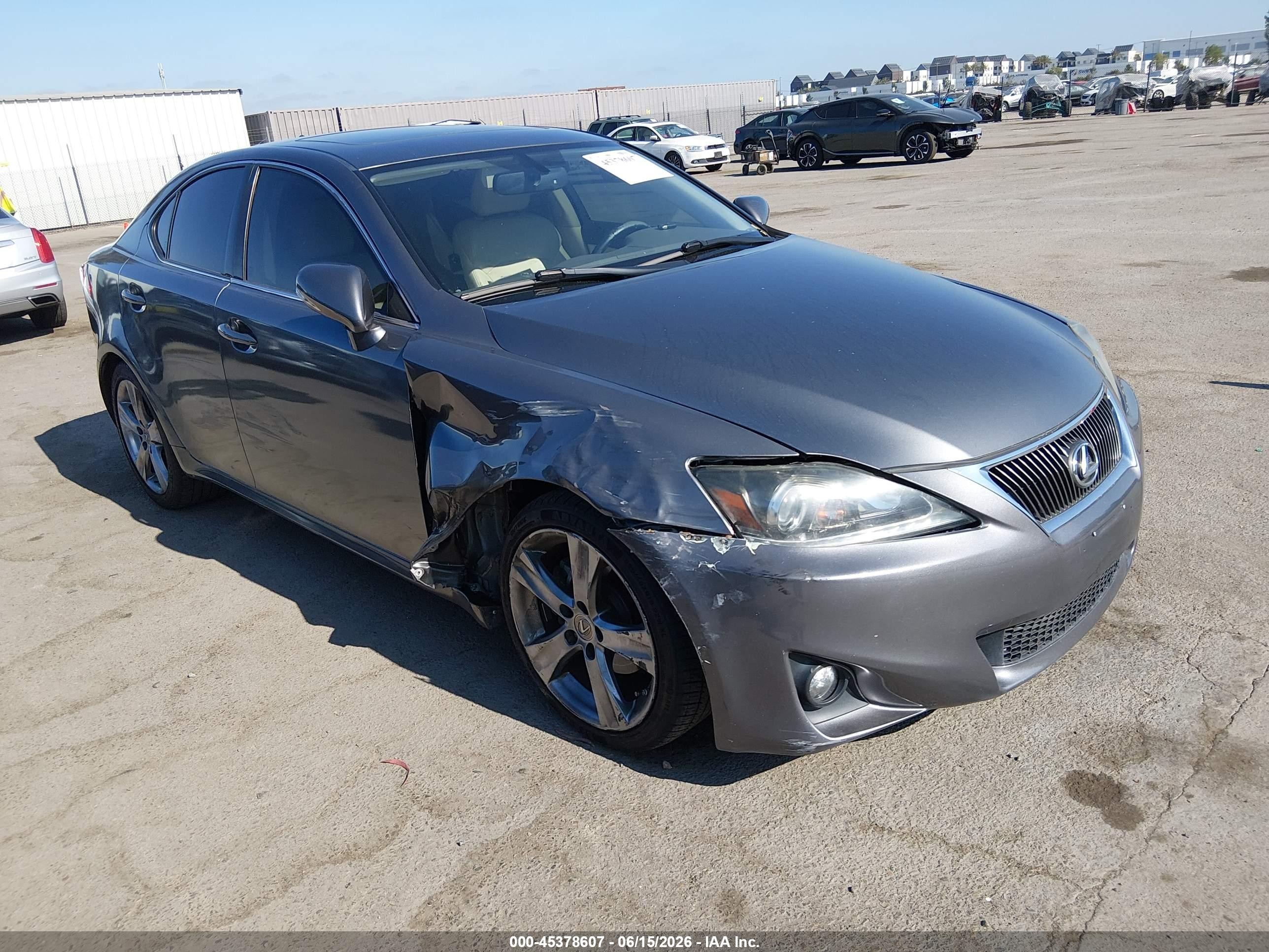 2013 Lexus IS 250, VIN JTHBF5C22D5189422 — Front end