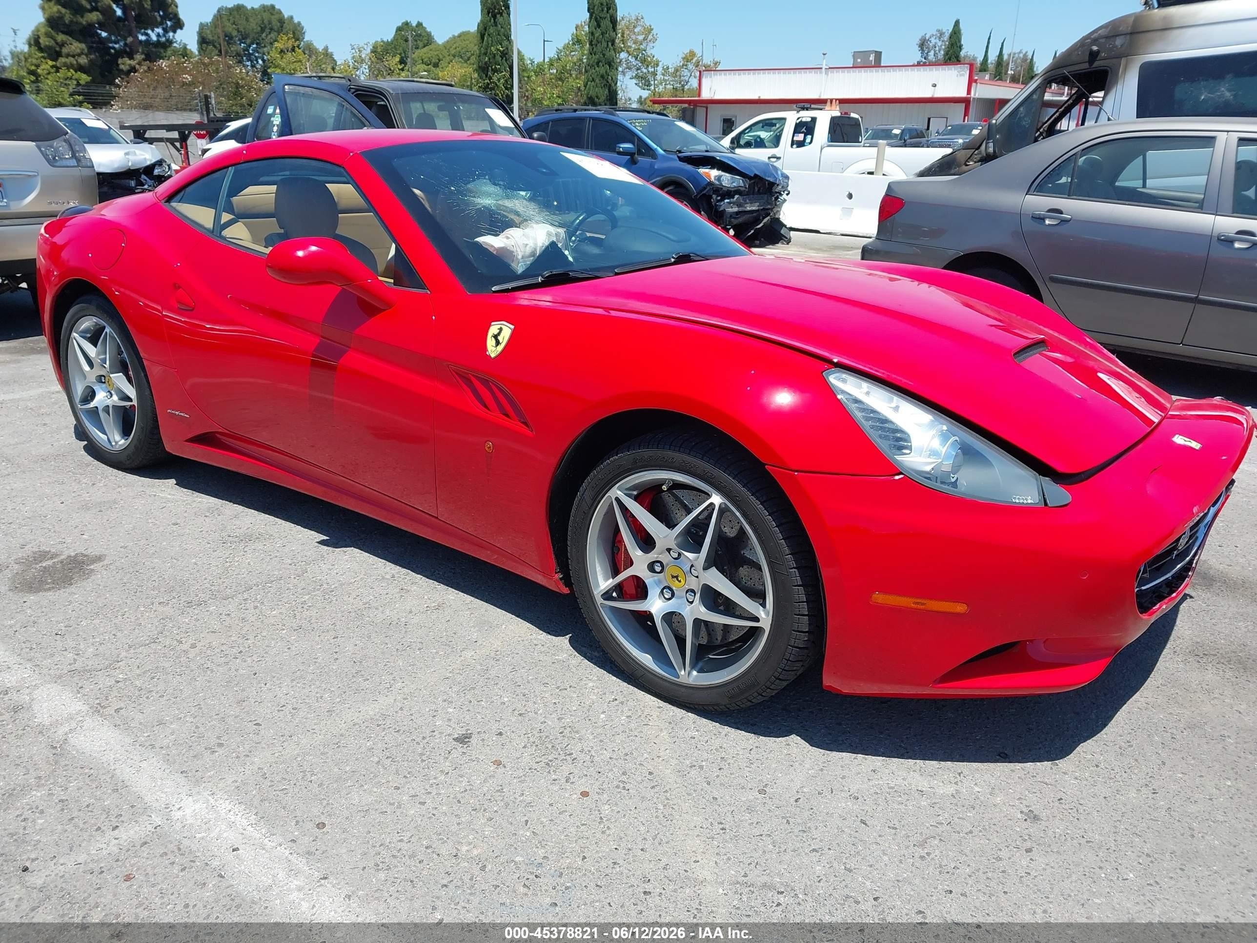 2010 Ferrari California, VIN ZFF65LJA1A0171217 — Front end
