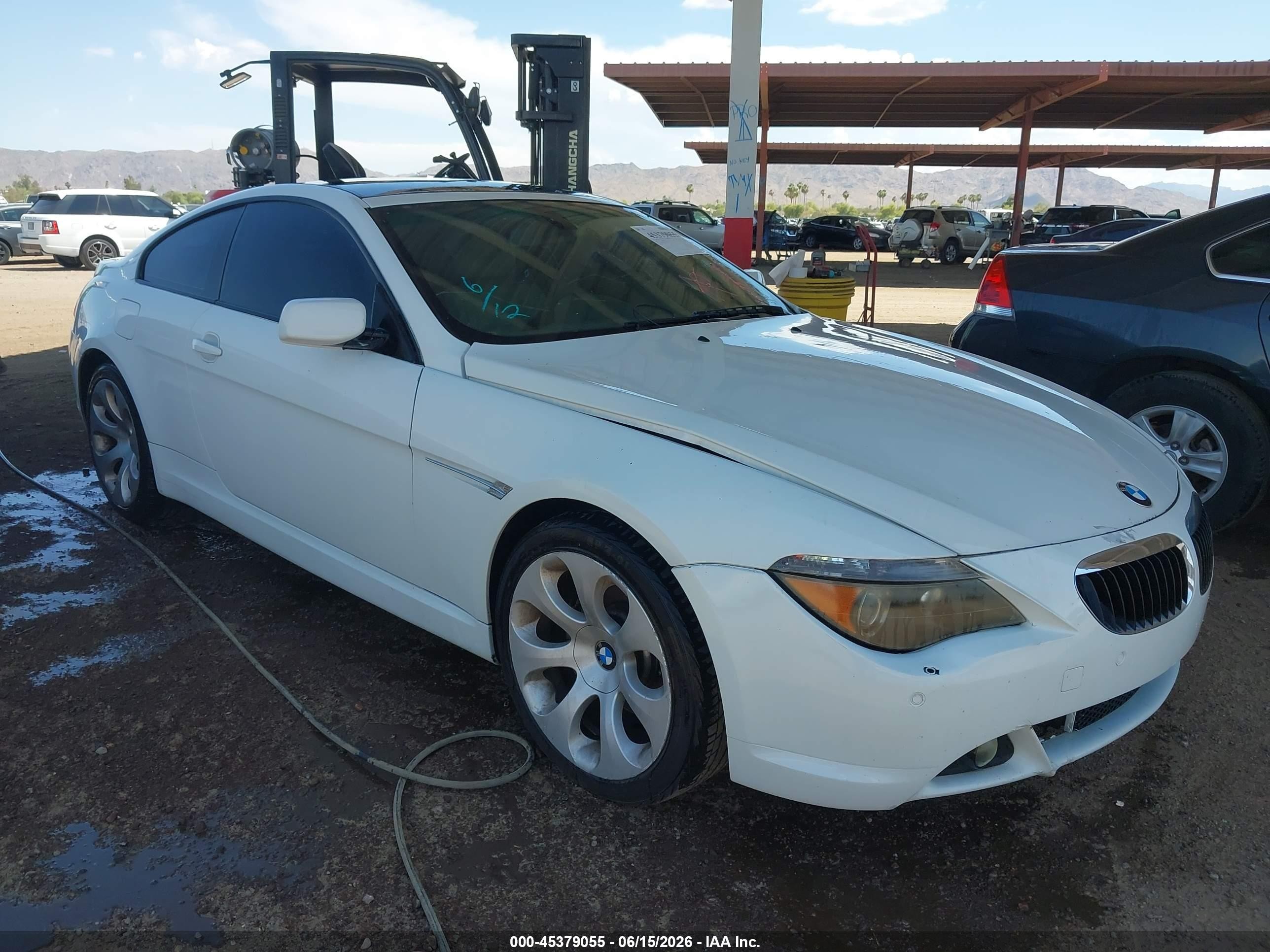 2005 BMW 6 Series 645Ci, VIN WBAEH73415B869284 — Front end