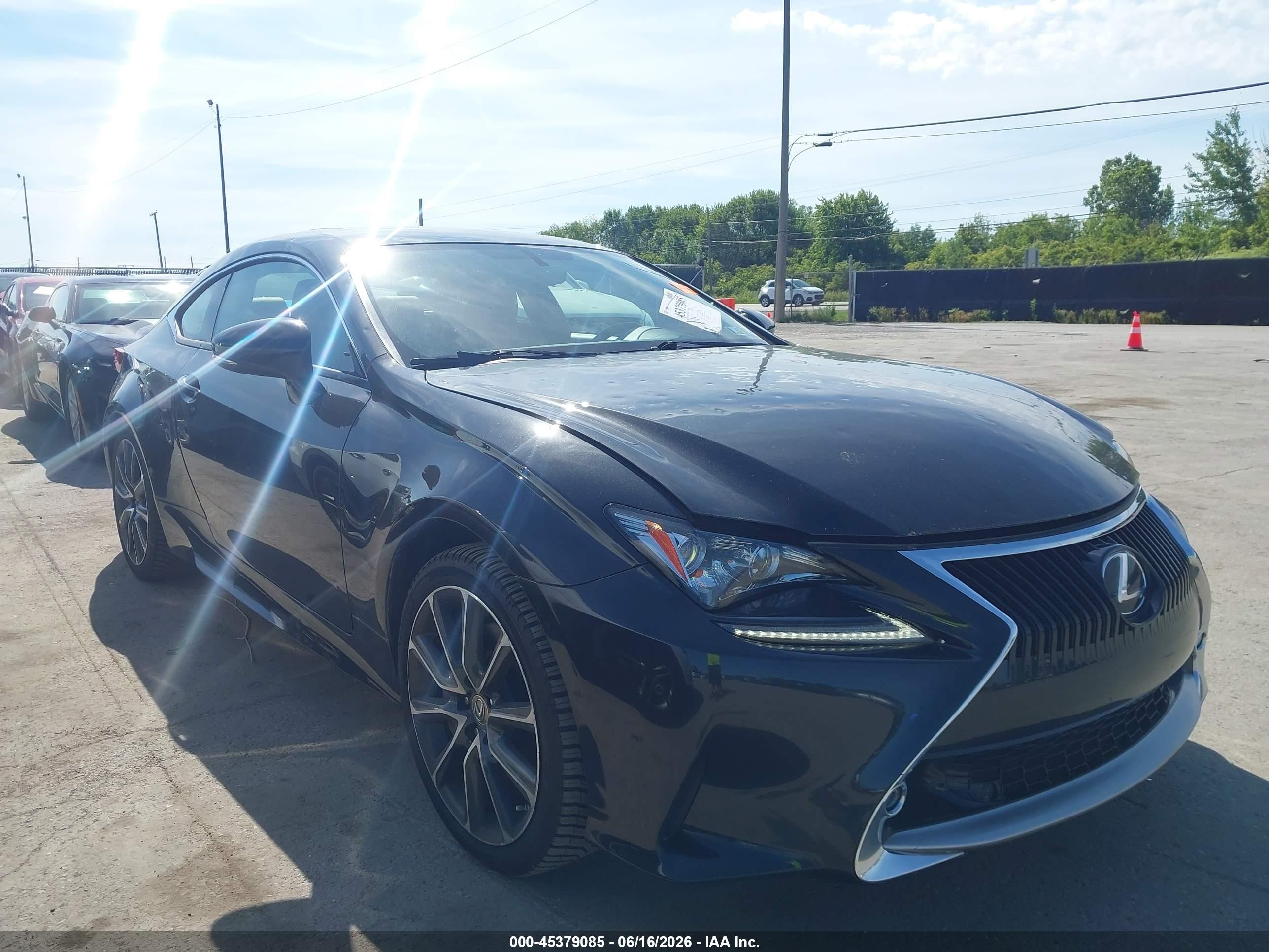 2017 Lexus RC 300, VIN JTHSM5BC4H5002638 — Hail