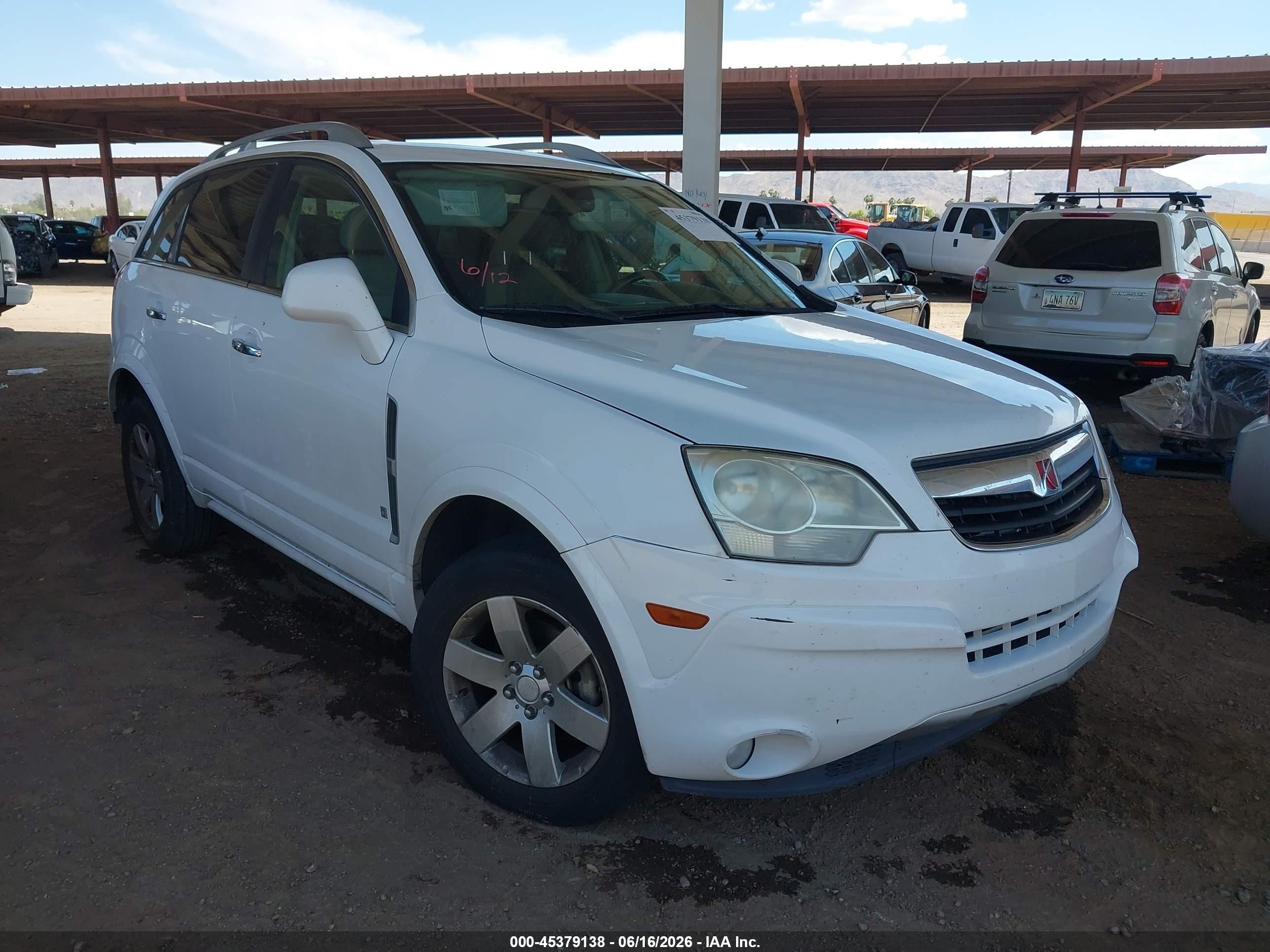 2008 Saturn VUE XR, VIN 3GSCL537X8S620860 — Front end