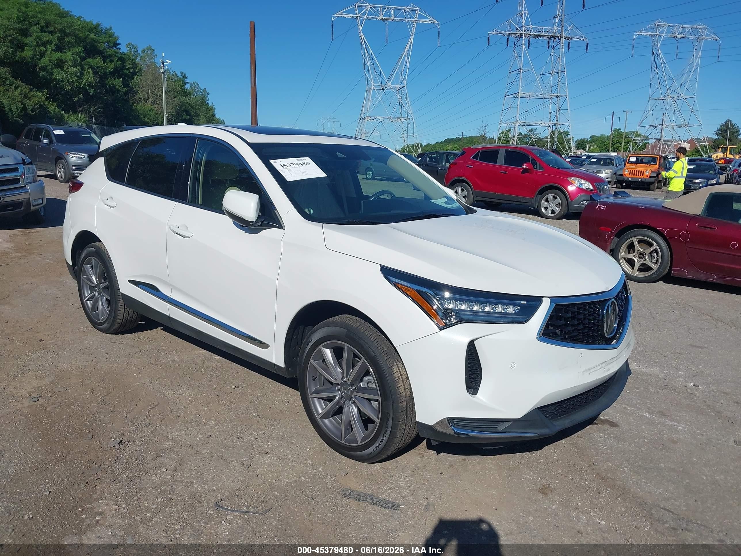2023 Acura RDX Technology, VIN 5J8TC2H57PL012270 — Rear end