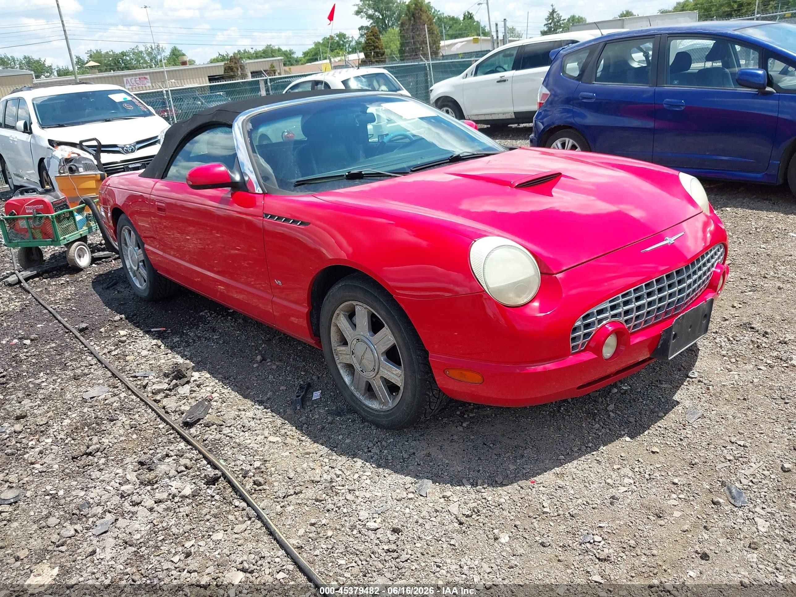 2004 Ford Thunderbird Deluxe, VIN 1FAHP60A14Y102091 — Крыша