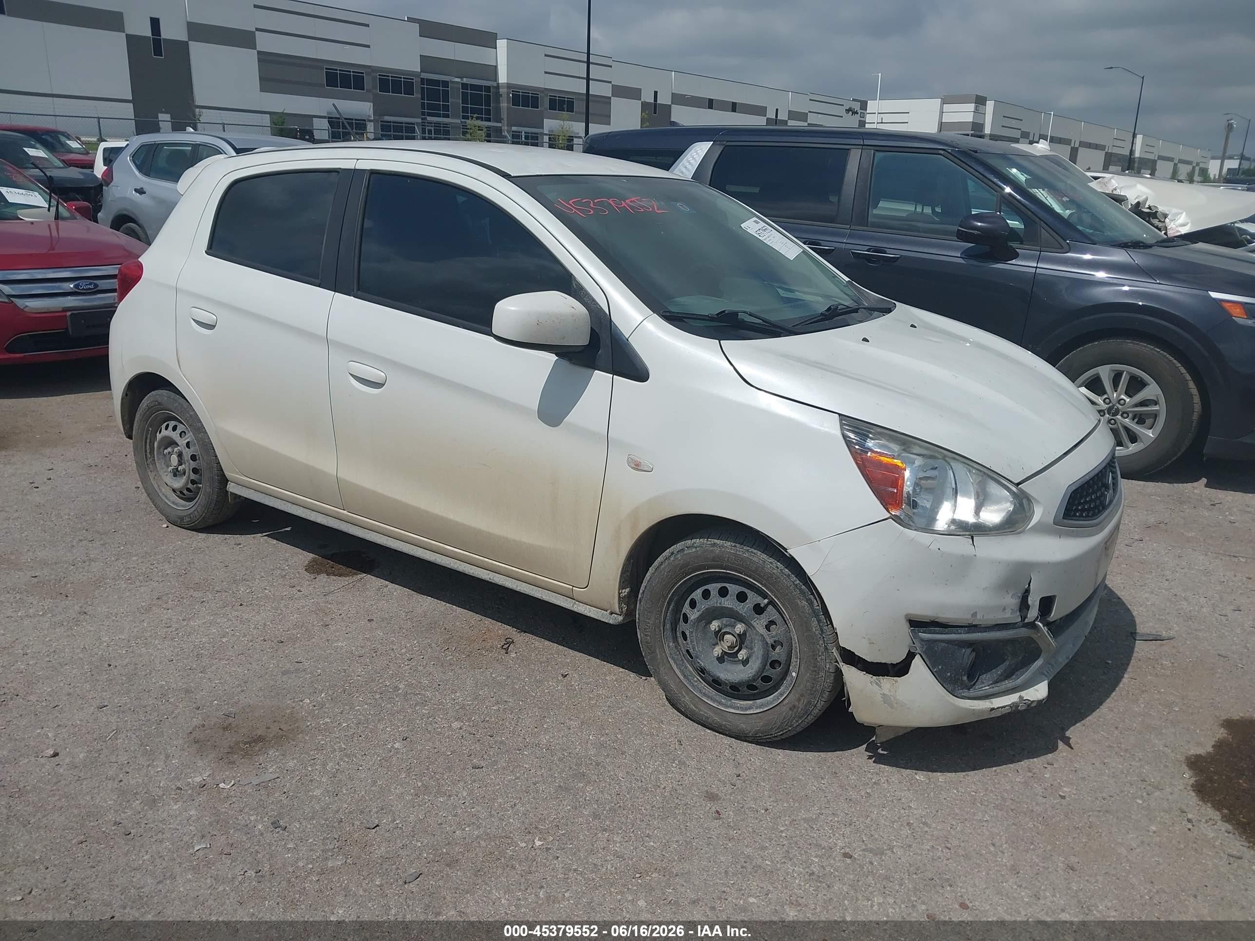 2020 Mitsubishi Mirage ES, VIN ML32A3HJ7LH001806 — Front end